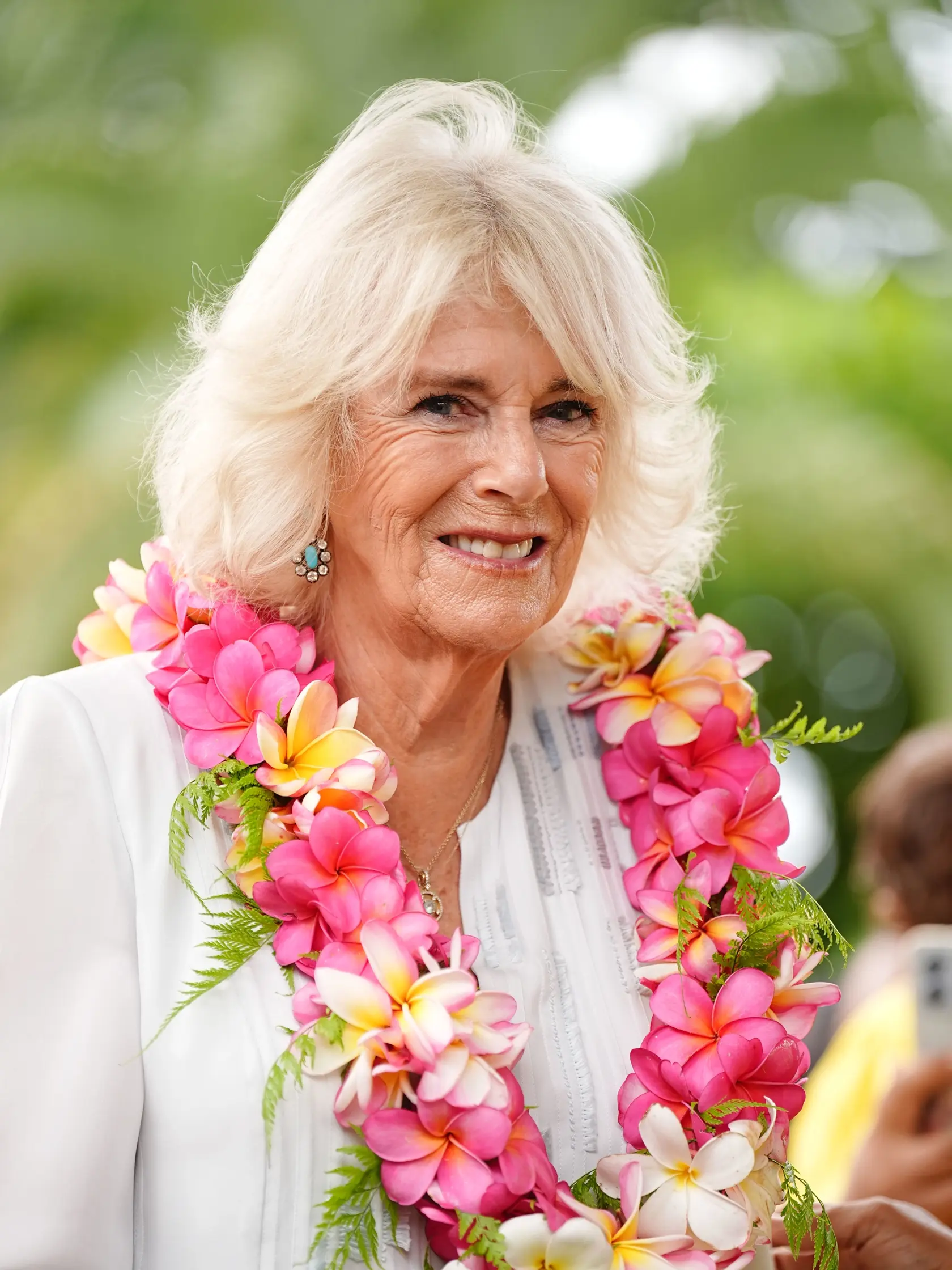 Kráľovná Camilla počas návštevy štátu Samoa