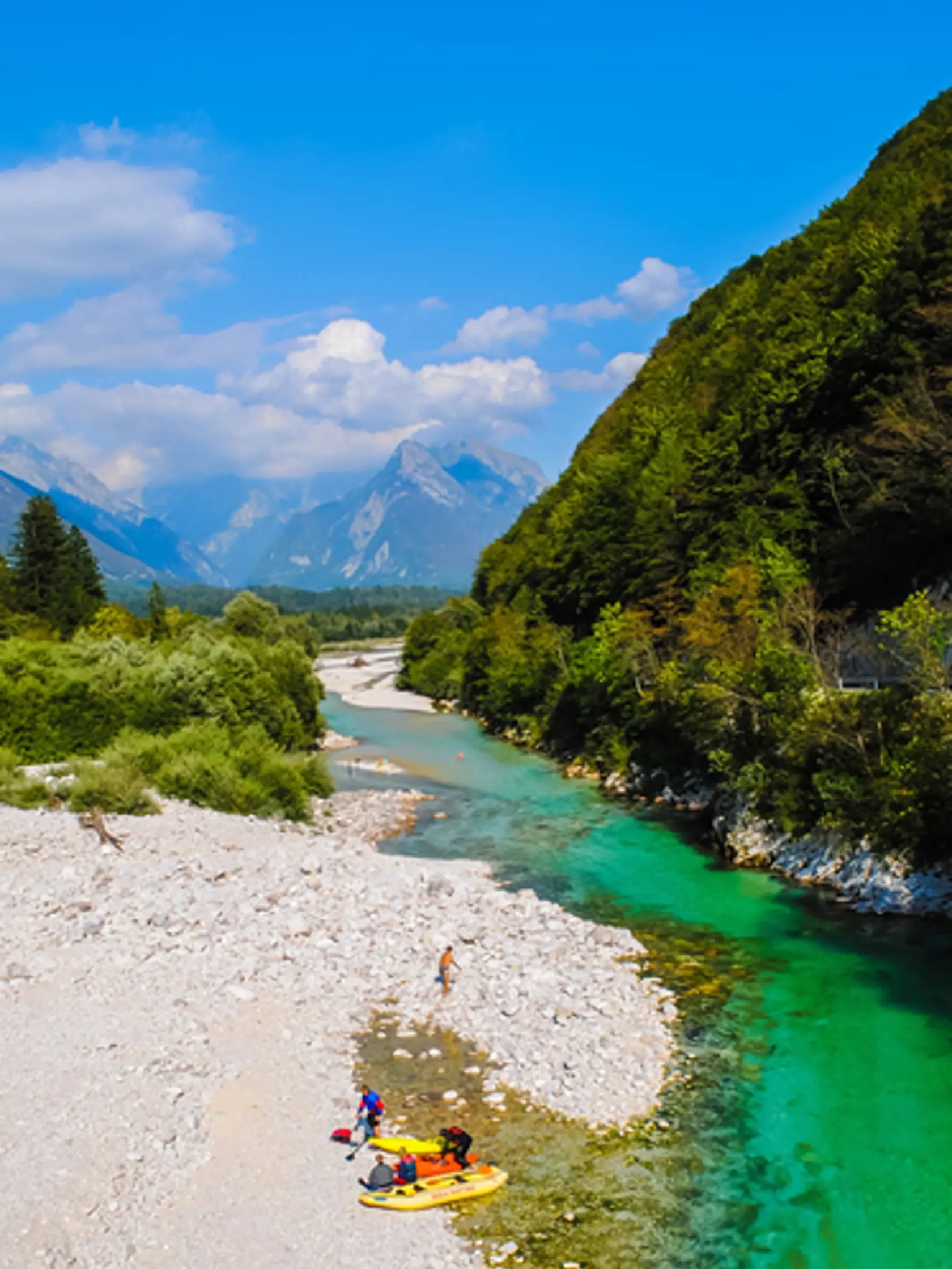 Bovec, Slovinsko.