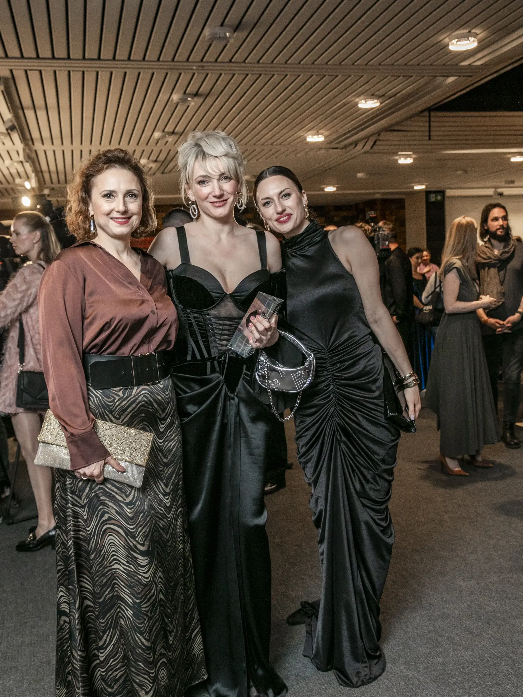 Herečka Zuzana Mauréry, Alexandra Borbélyová a Natália Germani.