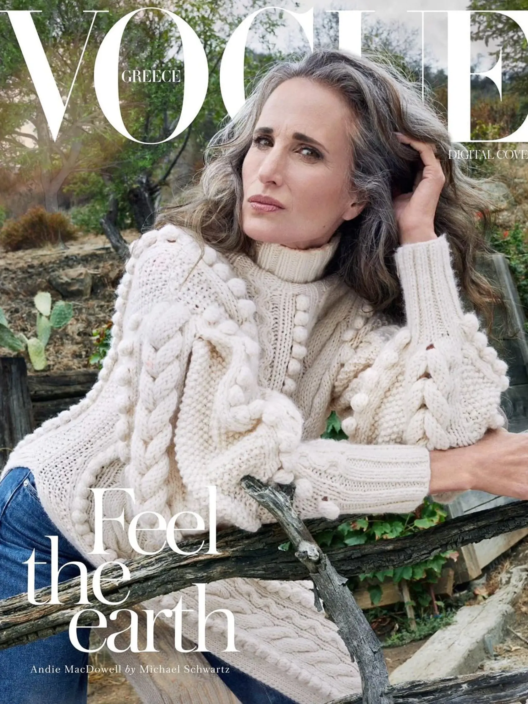 Andie si zapózovala pre grécky Vogue.
