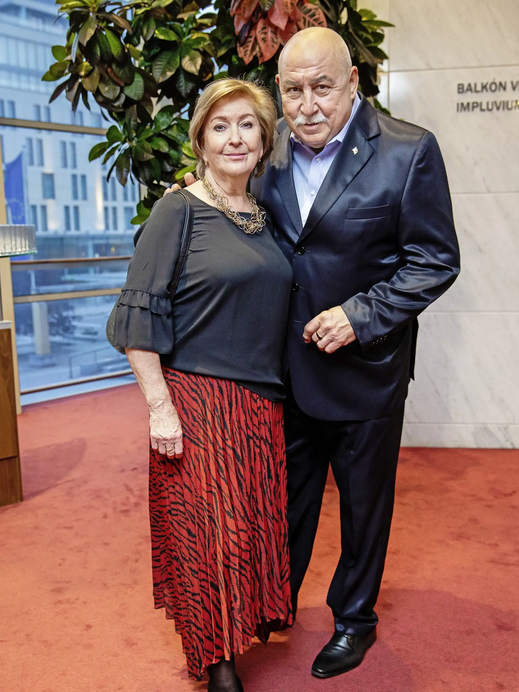 S manželkou Veronikou.