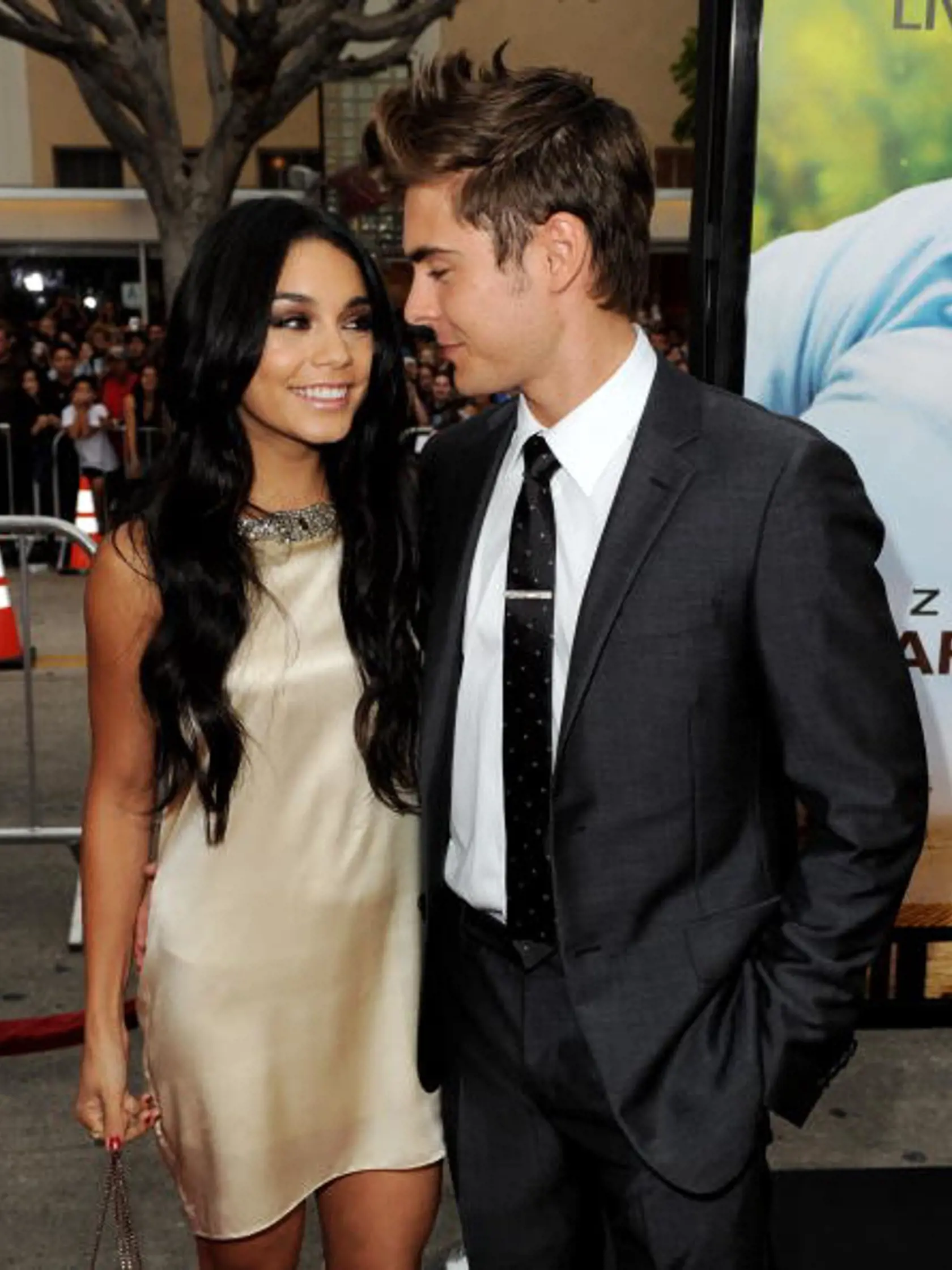 LOS ANGELES, CA - JULY 20:  Actors Vanessa Hudgens (L) and Zac Efron arrive at the premiere of Universal Pictures' "Charlie St. Cloud" at the Village Theater on July 20, 2010 in Los Angeles, California.  (Photo by Kevin Winter/Getty Images)