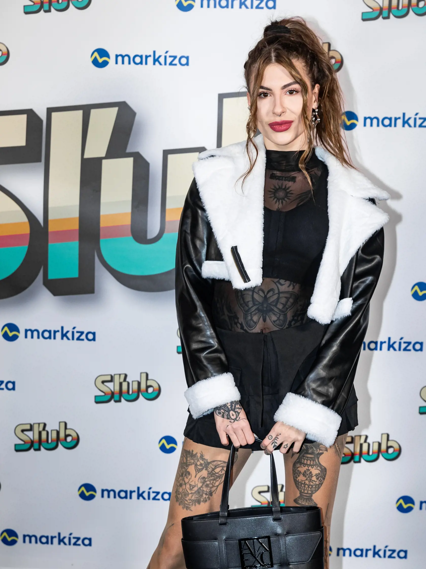 Premiéra denného televízneho seriálu “SĽUB” v Bratislave. Na snímke Tereza Kosecová.