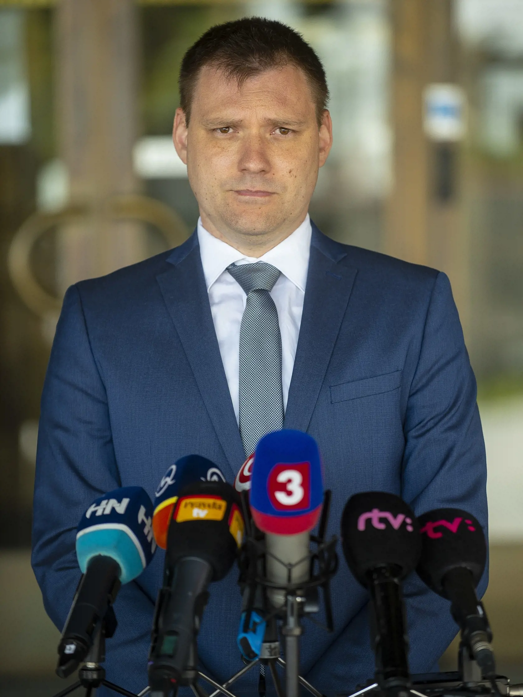 Tomáš Taraba tvrdí, že hoci sa do parlamentu dostal na kandidátke extrémistickej ĽS NS, nie je fašista. FOTO TASR - Jakub Kotian