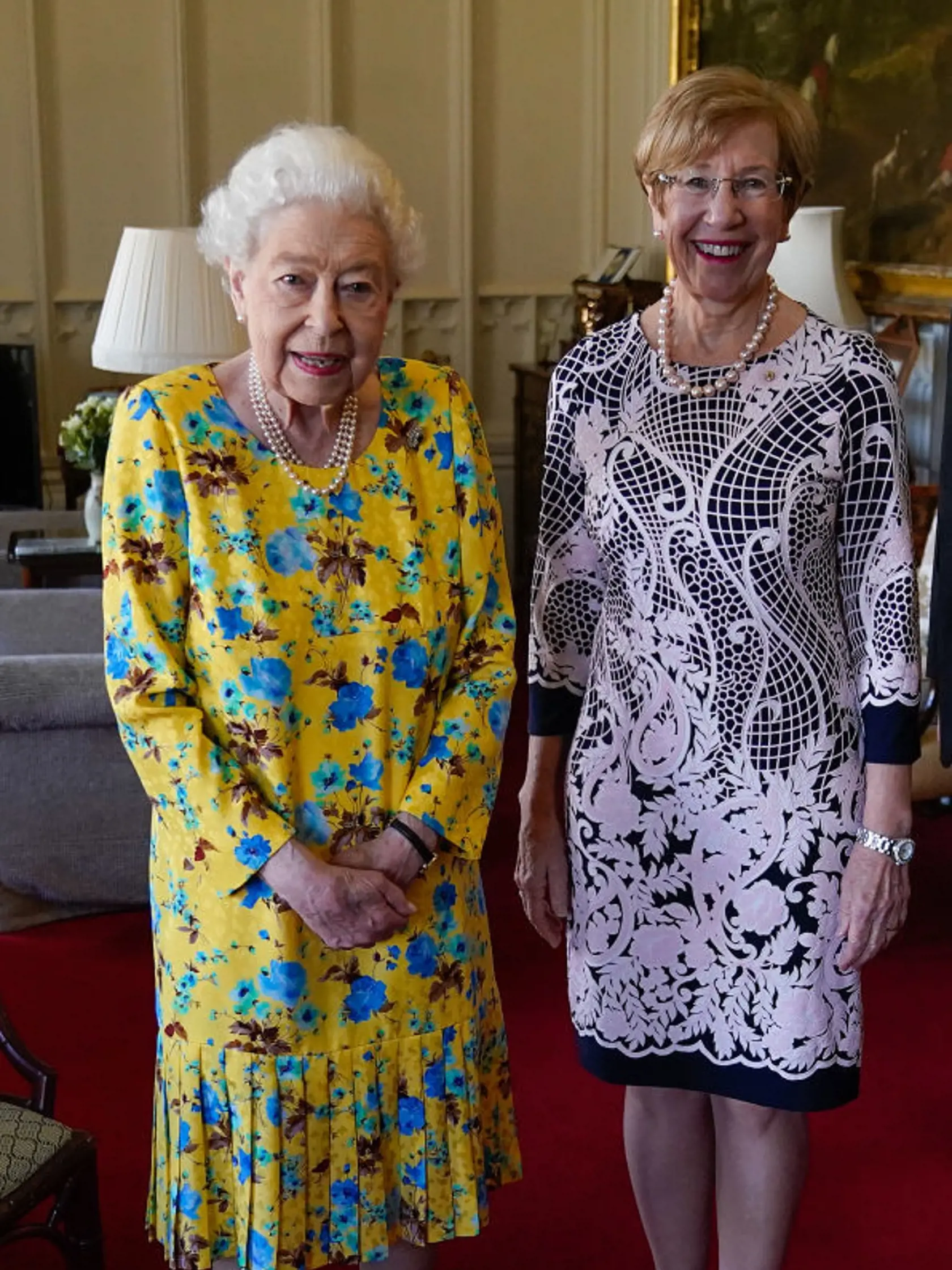 Kráľovná Alžbeta II. prijala aj guvernérku Nového Južného Walesu Margaret Beazley.
