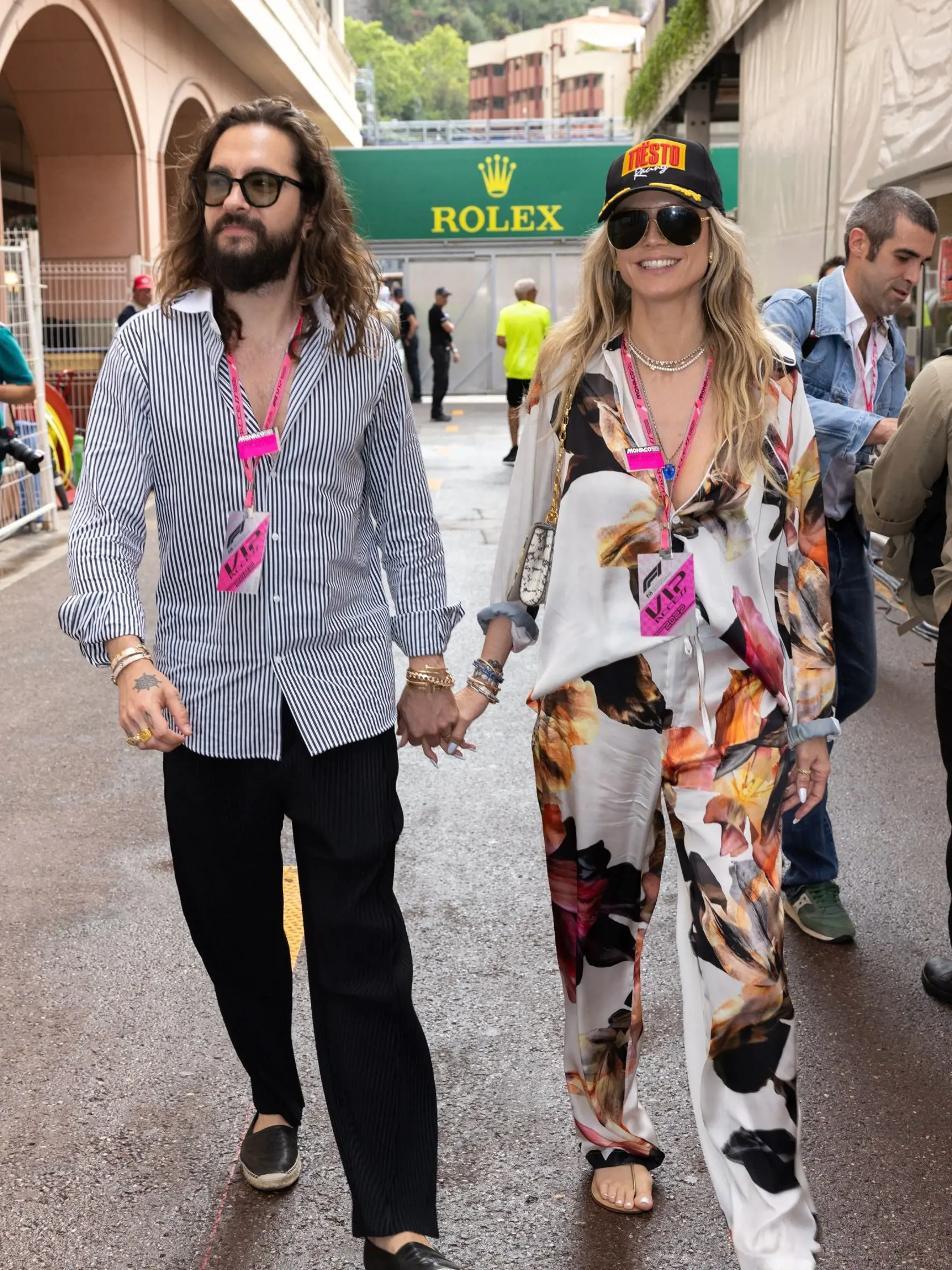 Preteky F1 v Monaku si nenechala ujsť ani topmodelka Heidi Klum.