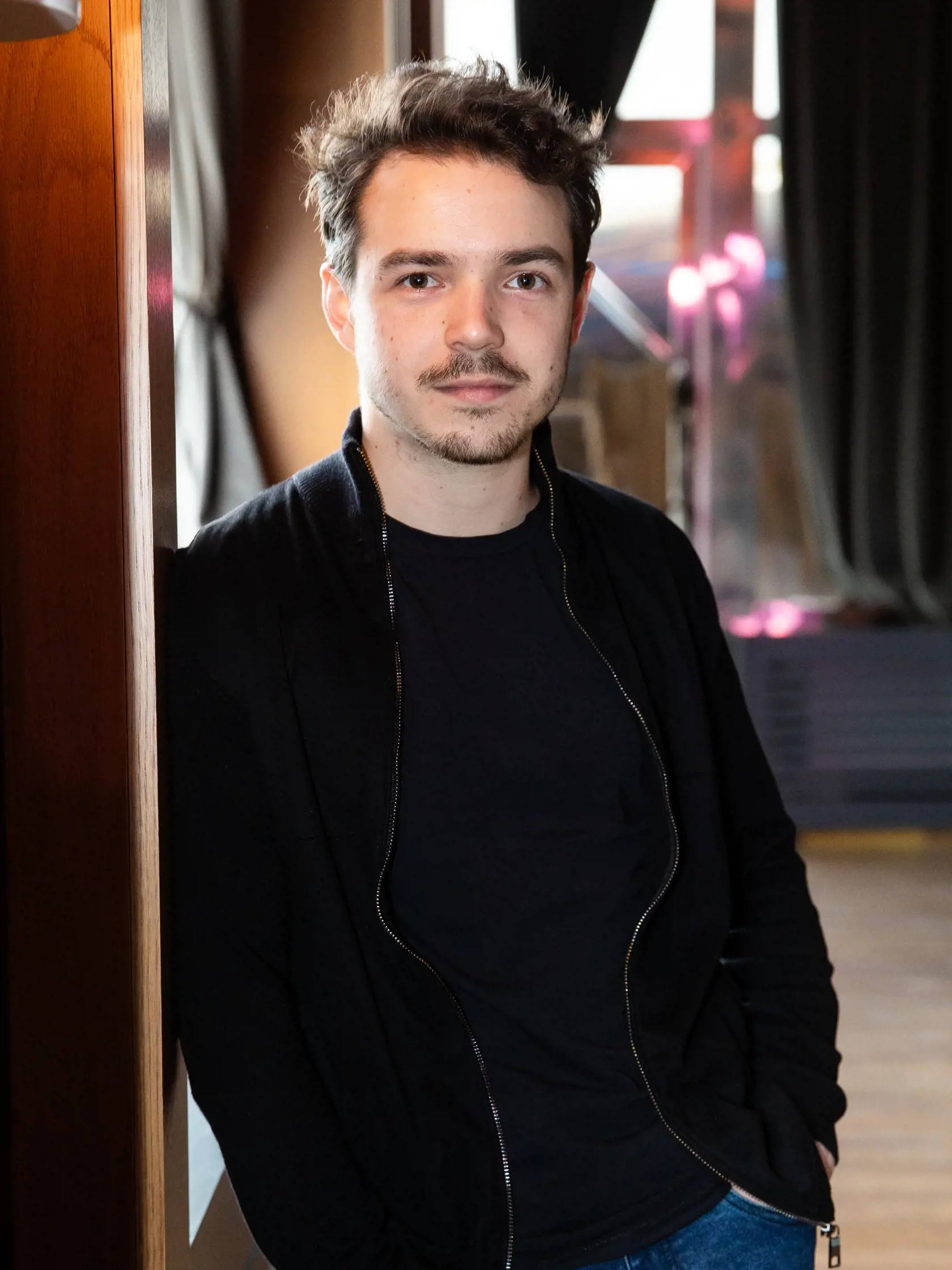Tlačová konferencia k predstaveniu nového muzikálu "Mária Terézia" v divadle Nová Scéna v Bratislave. Na snímke Dávid Hartl.