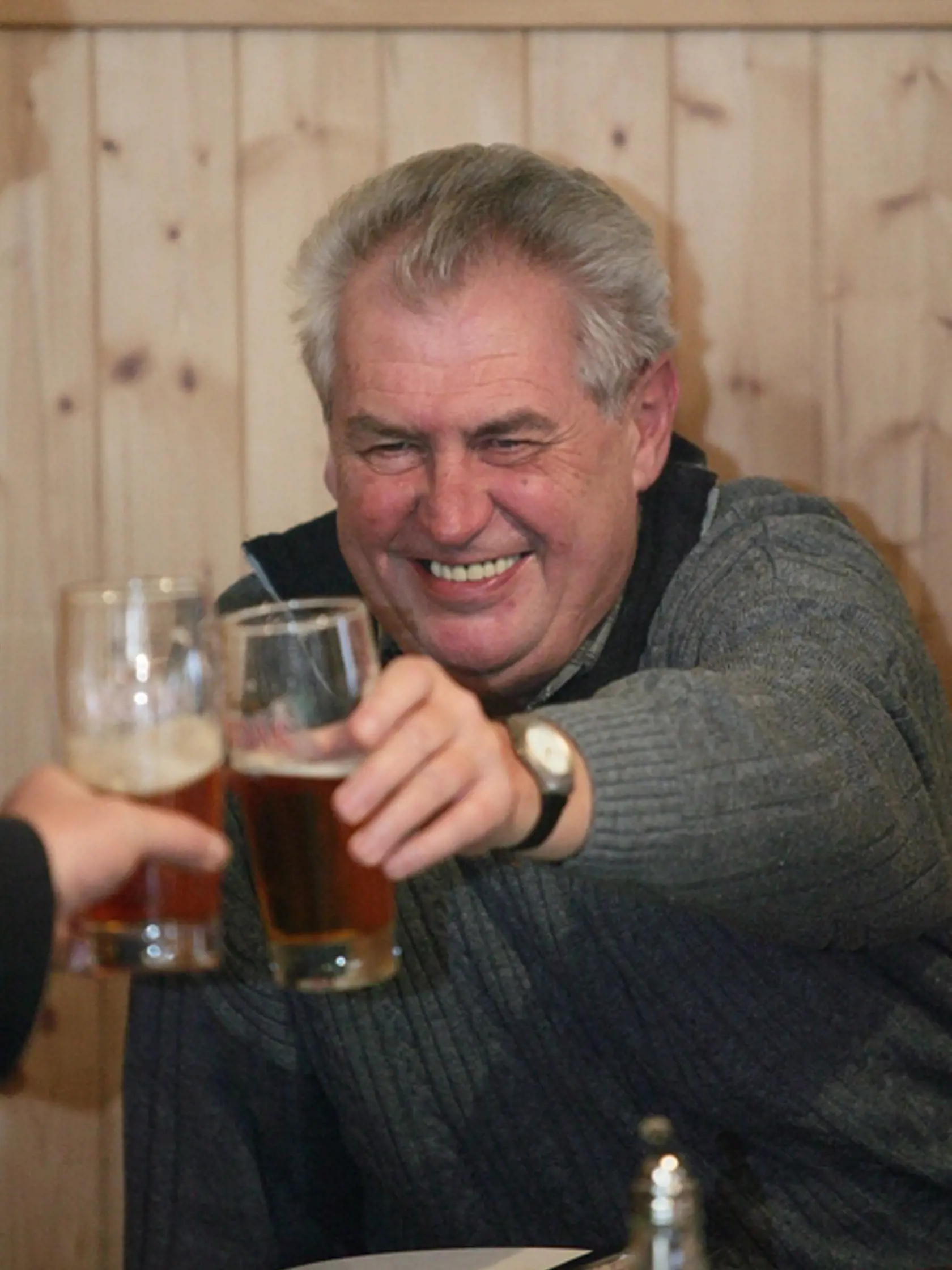 Miloš Zeman v roku 2009