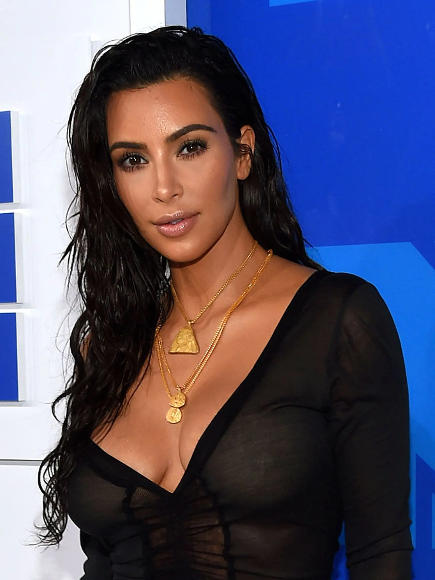 NEW YORK, NY - AUGUST 28:  Kim Kardashian attends the 2016 MTV Video Music Awards at Madison Square Garden on August 28, 2016 in New York City.  (Photo by Larry Busacca/Getty Images)