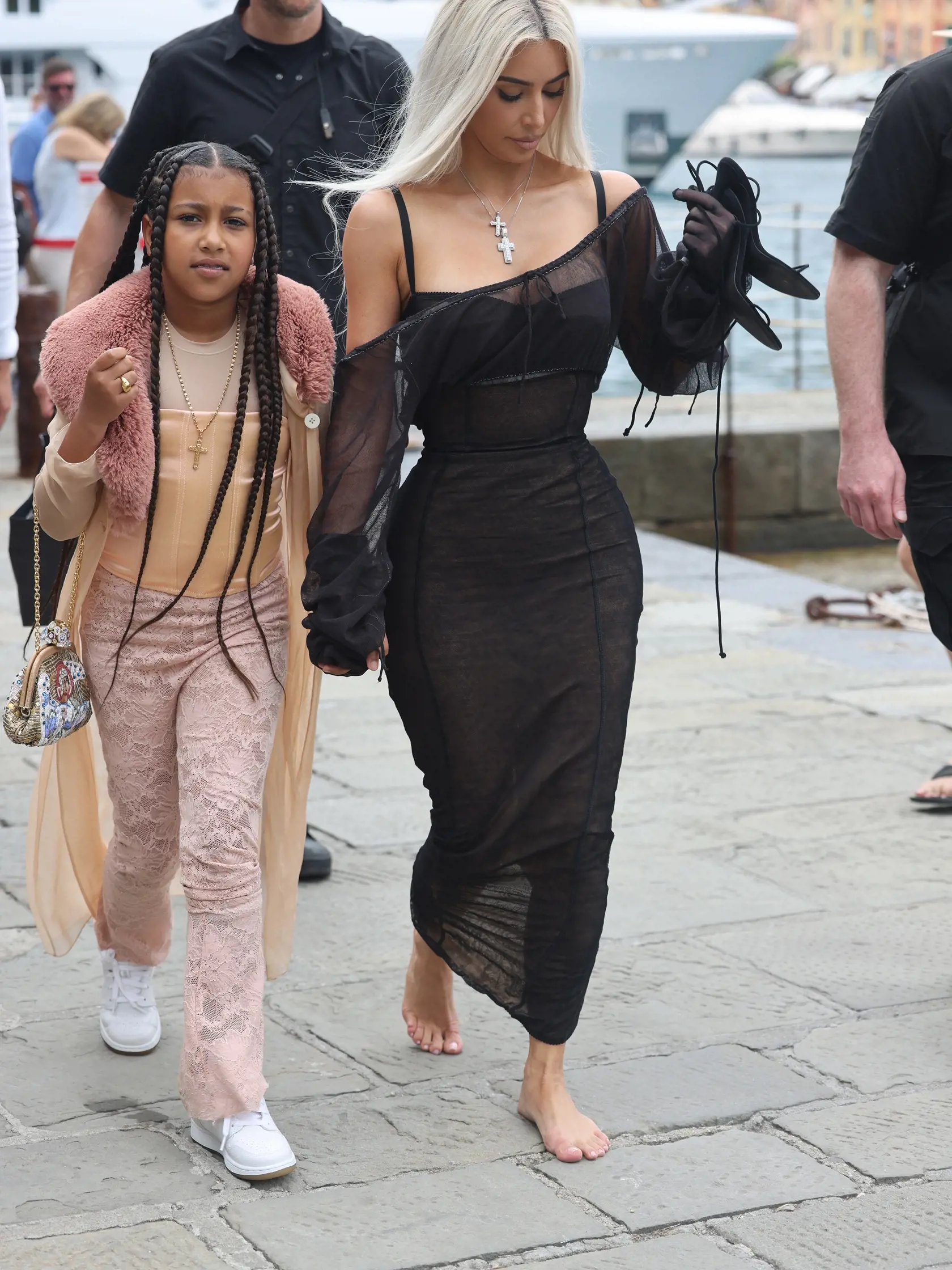 Kim s dcérou North, ktorú má s raperom Kanye Westom