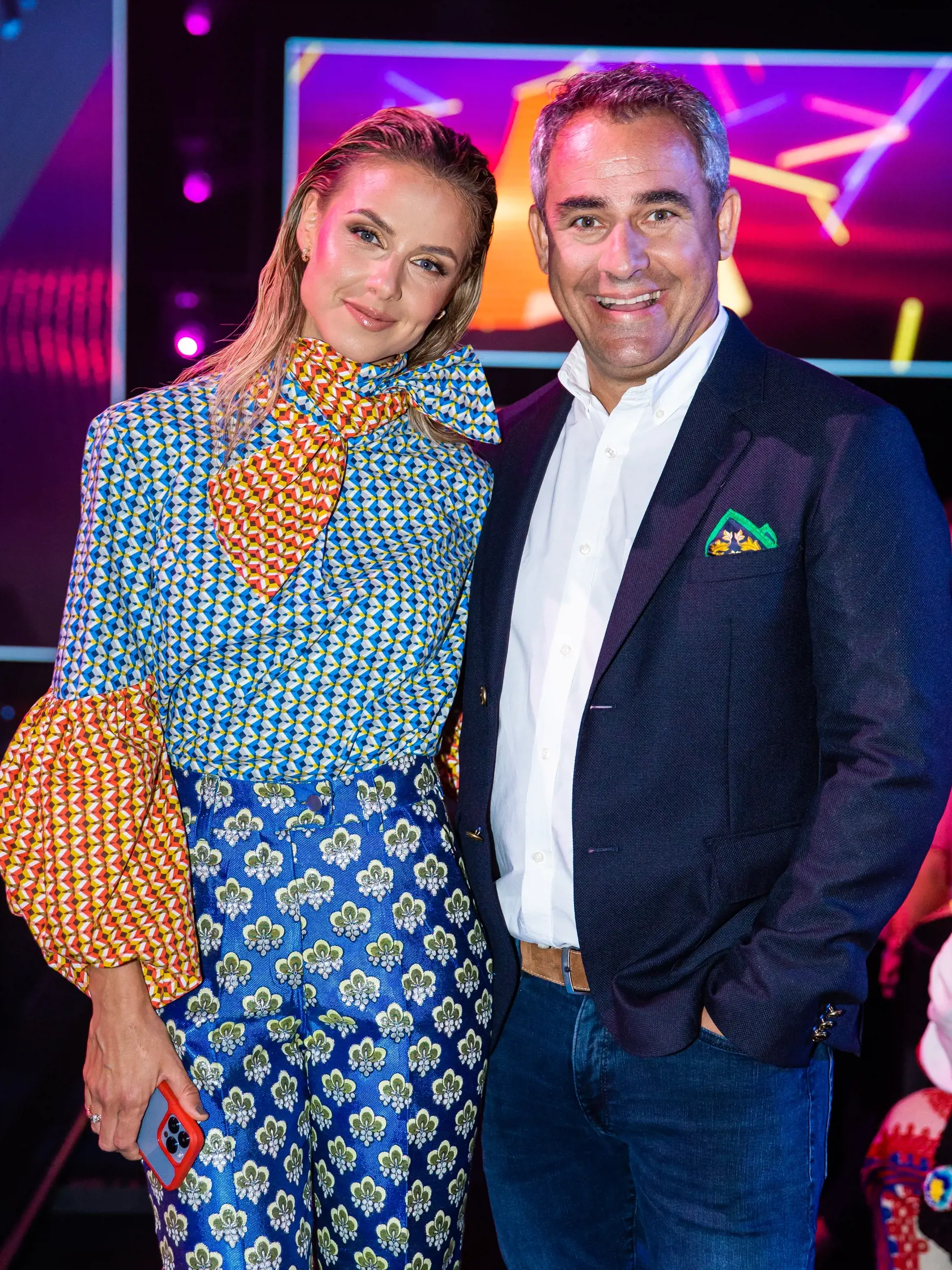 Galavečer Social Awards Slovakia "SOWA" v Bratislave. Na snímke Nela Pocisková a Filip Tůma.
