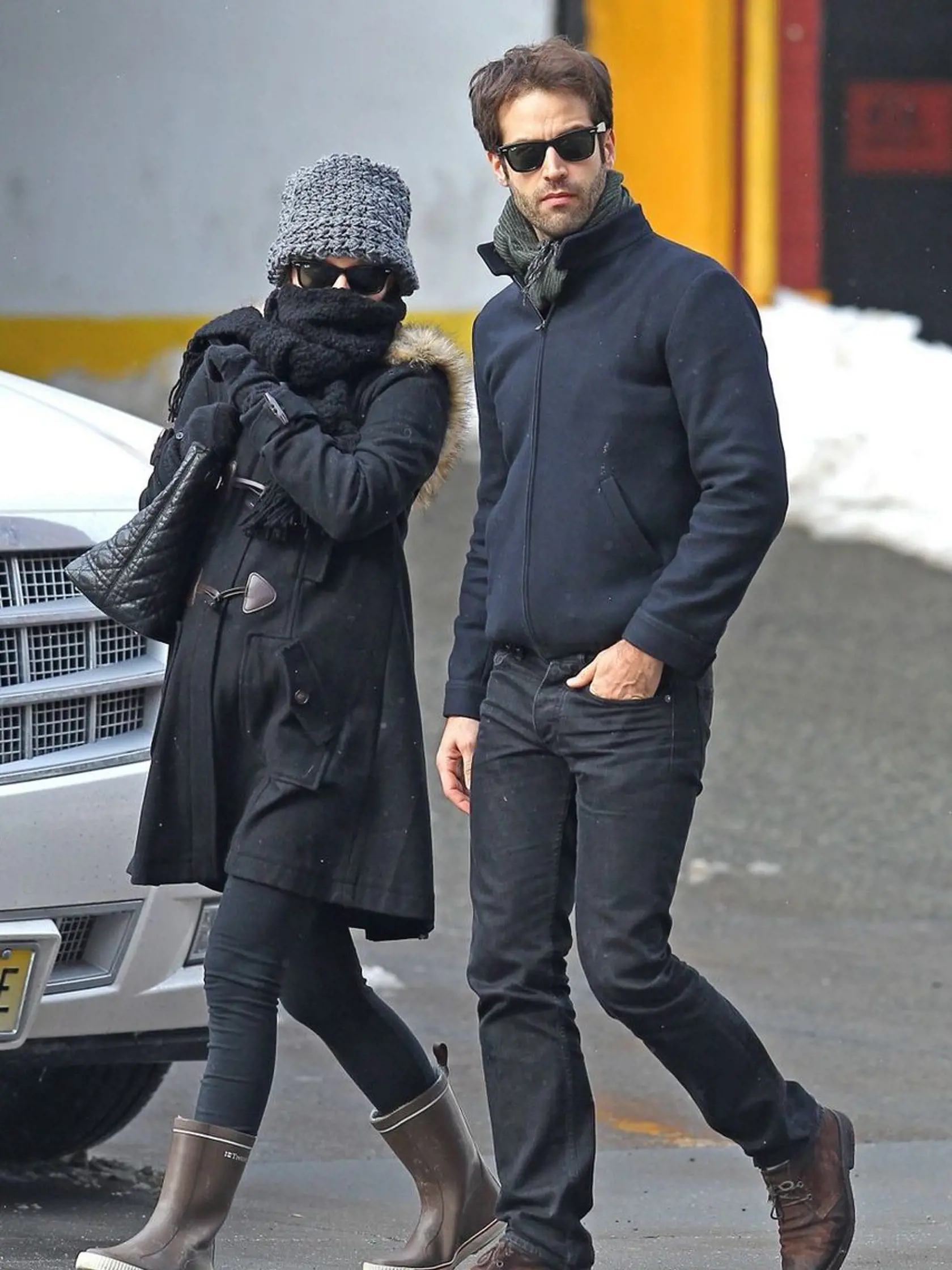 01-28-11, New York City, NY

Pregnant actress Natalie Portman battles the snow covered streets of Tribeca as she walks with her fiance Benjamin Millepied to grab some lunch.

NON-EXCLUSIVE PIX by Flynet ©2011
818-307-4813  Nicolas