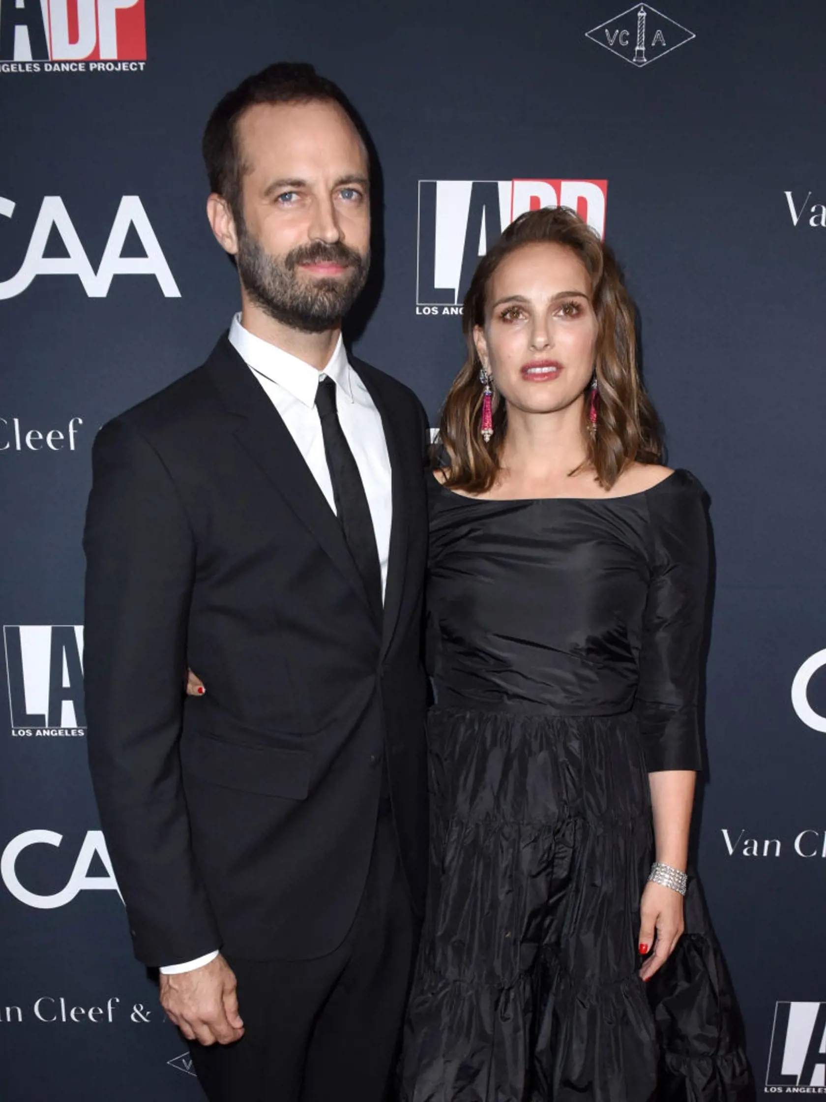 LOS ANGELES, CA - OCTOBER 07:  Choreographer Benjamin Millepied and actress Natalie Portman attend the 2017 Los Angeles Dance Project Gala on October 7, 2017 in Los Angeles, California.  (Photo by Vivien Killilea/Getty Images for L.A. Dance Project)