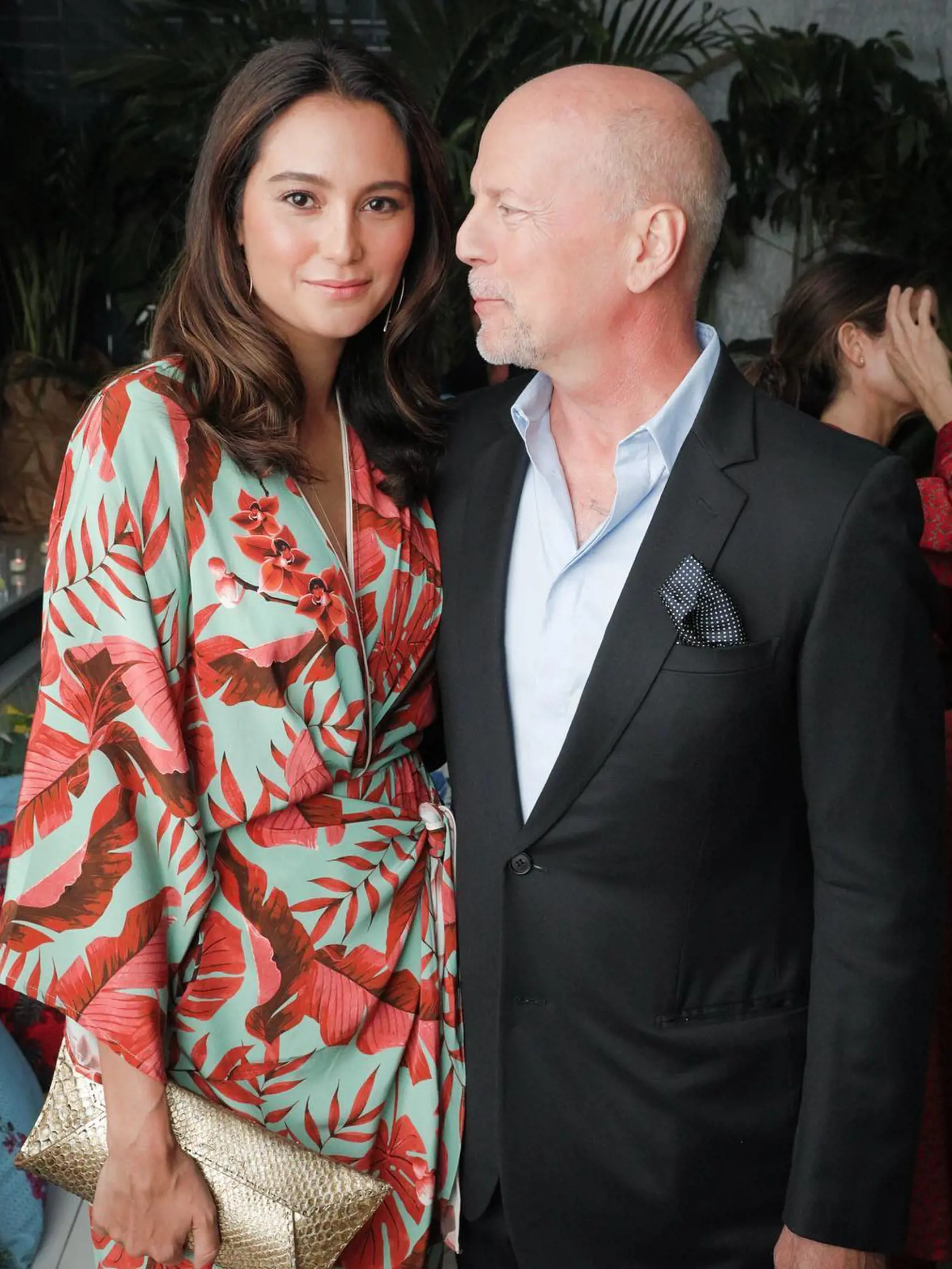 Bruce Willis s manželkou Emmou Heming.