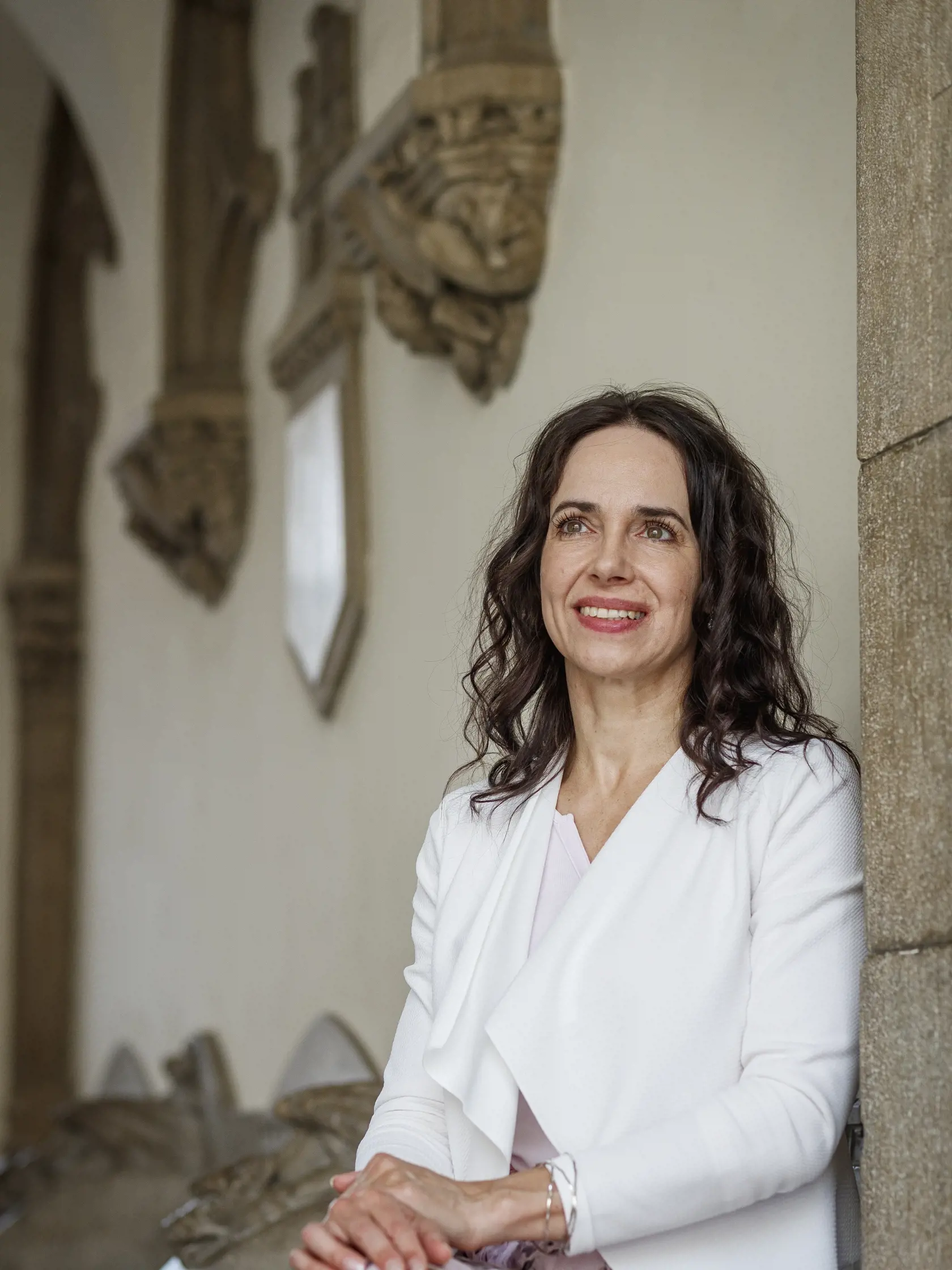 Na snímke Miriam Lexmann, slovenská politička zvolená za poslankyňu Európskeho parlamentu.