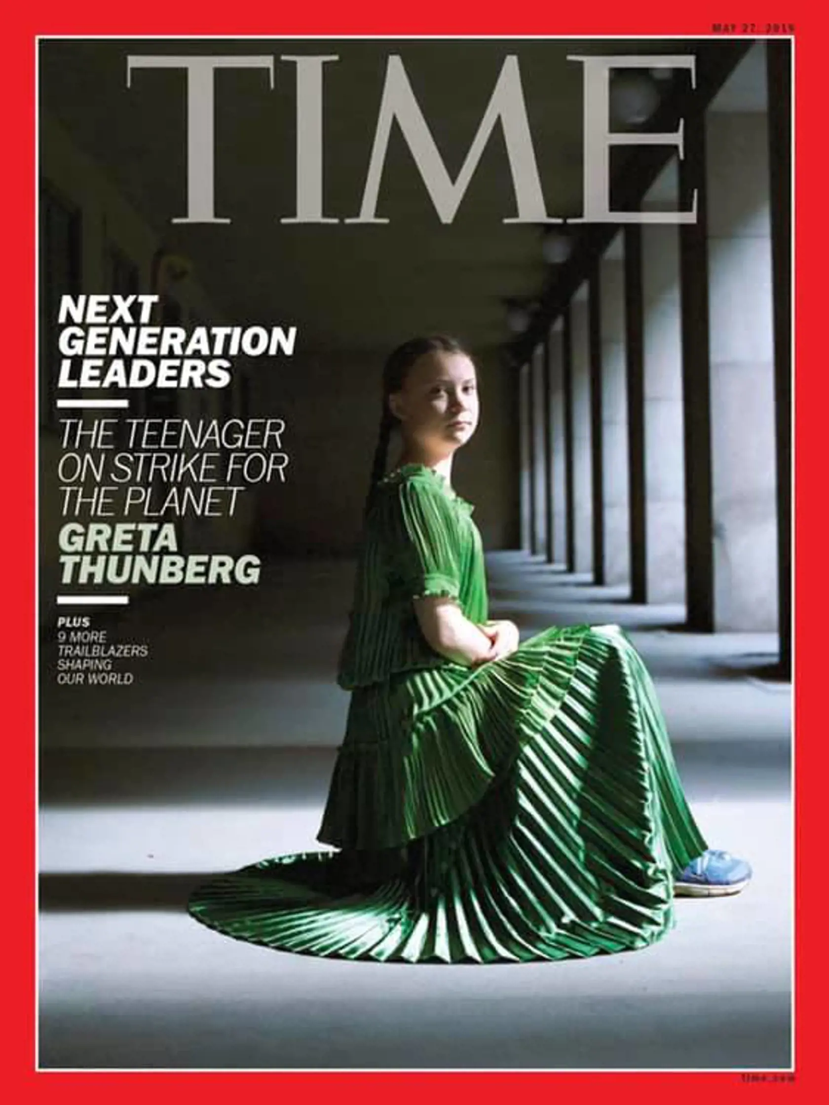 Greta Thunberg na titulke magazínu Time