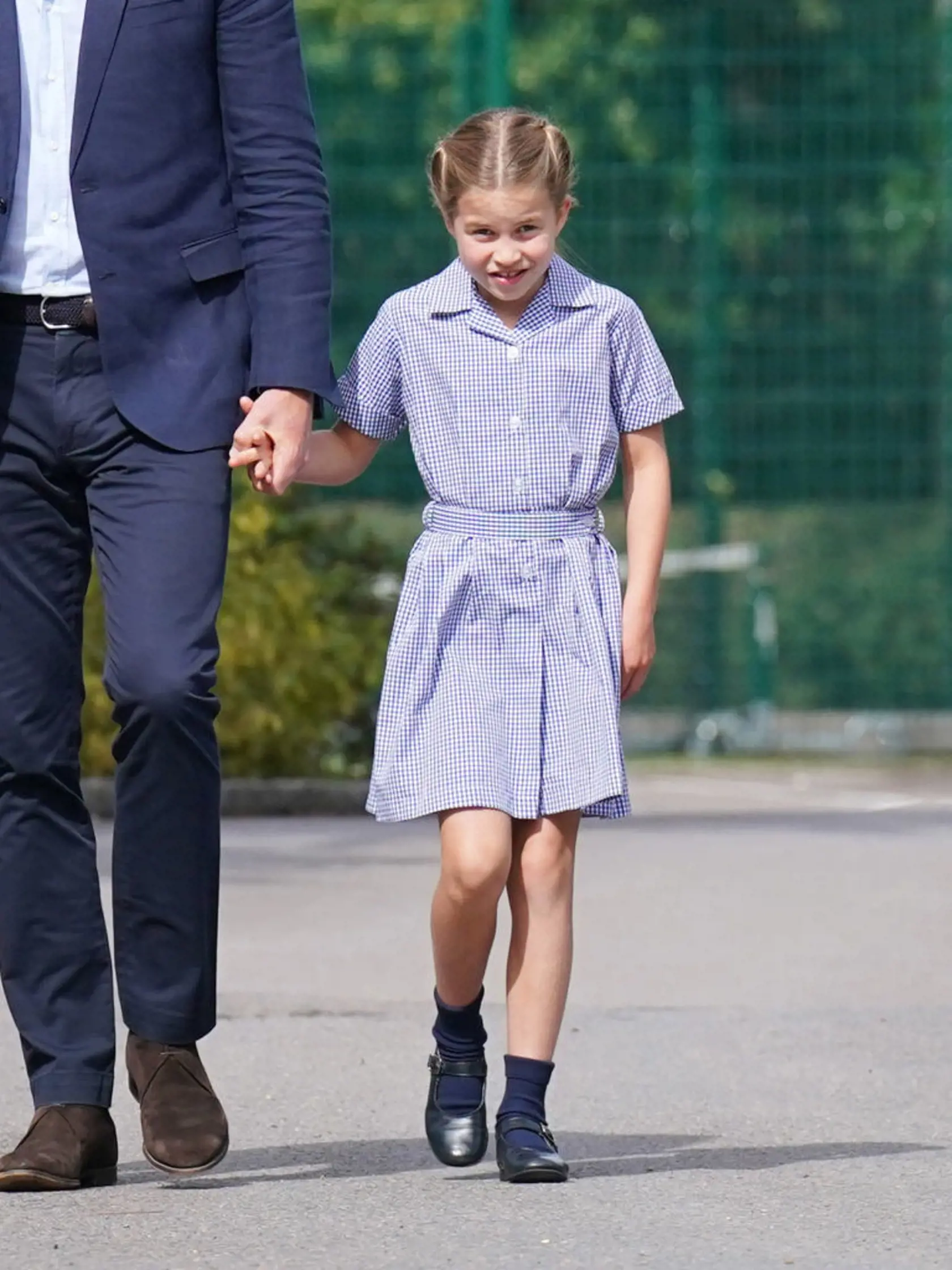 Z princeznej Charlotte (7) je už veľká slečna.