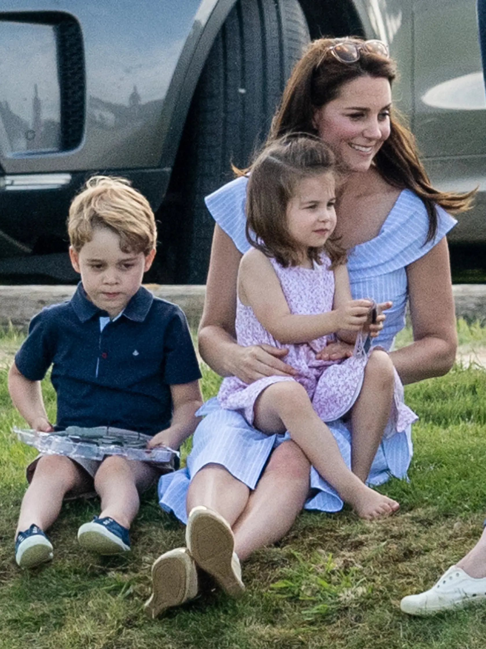 Princezná Charlotte ako trojročná.