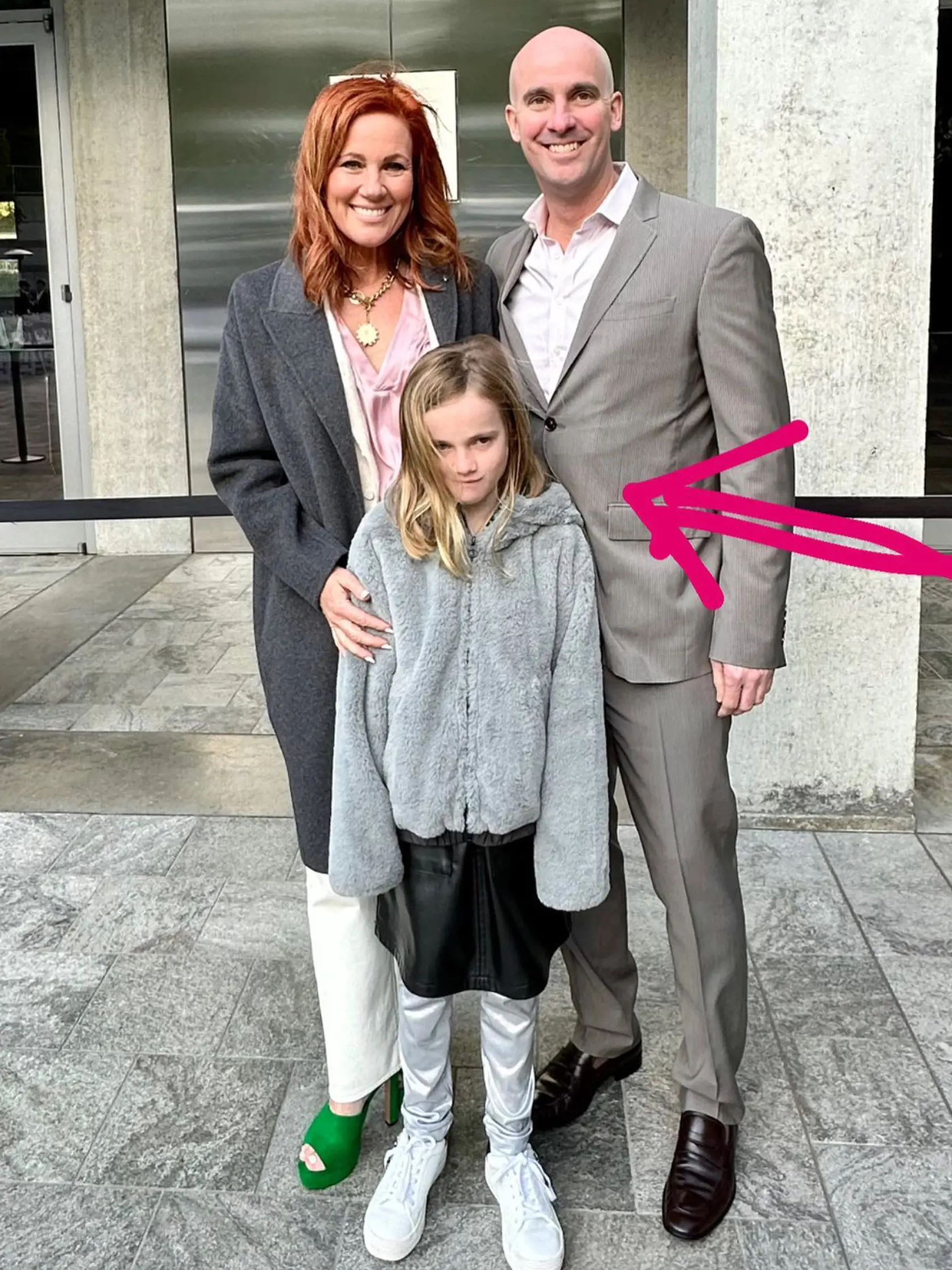Elisa Donovan s manželom a dcérkou