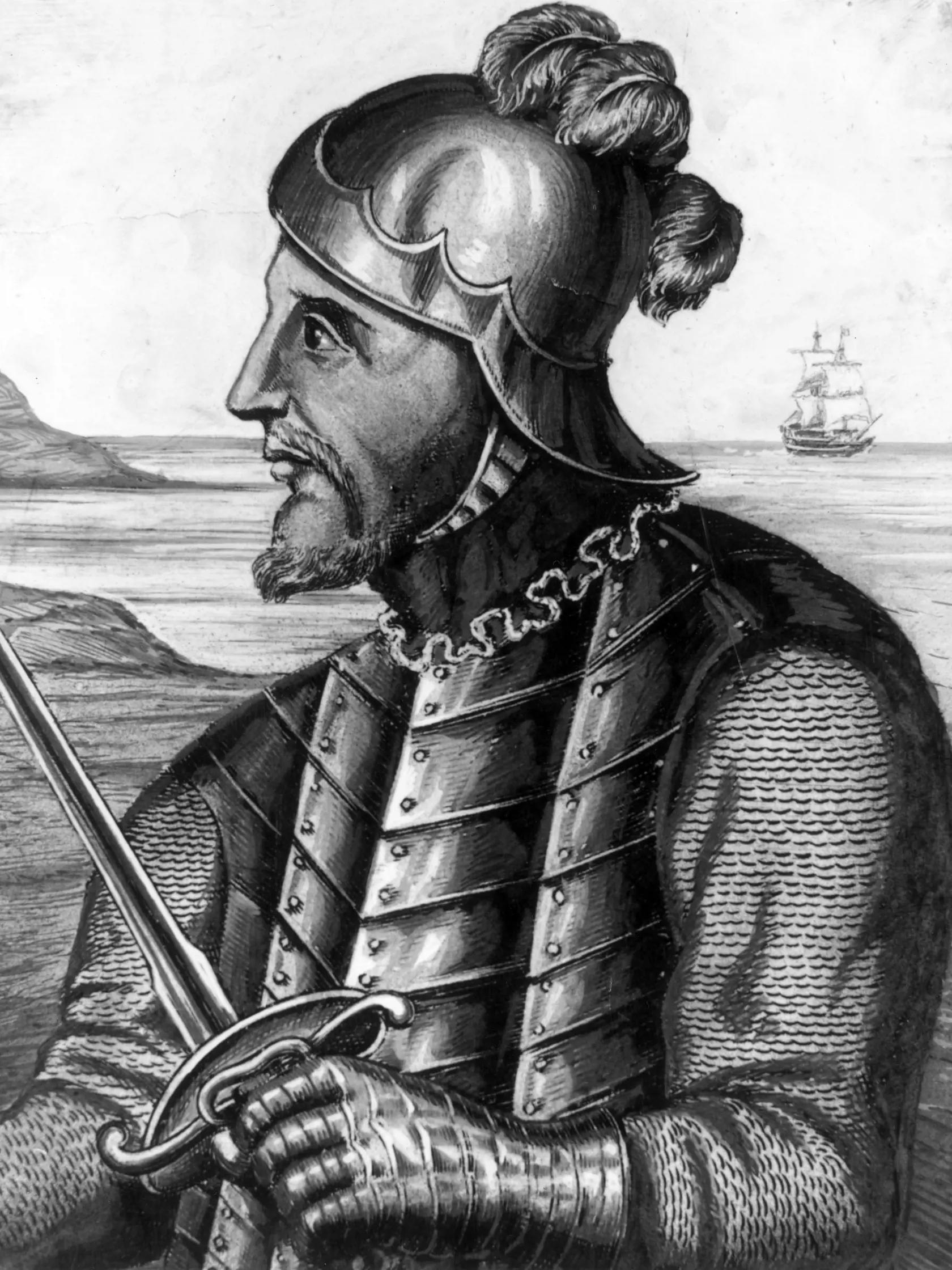 VASCO NÚÑEZ DE BALBOA nazval Tichý oceán Južným morom.