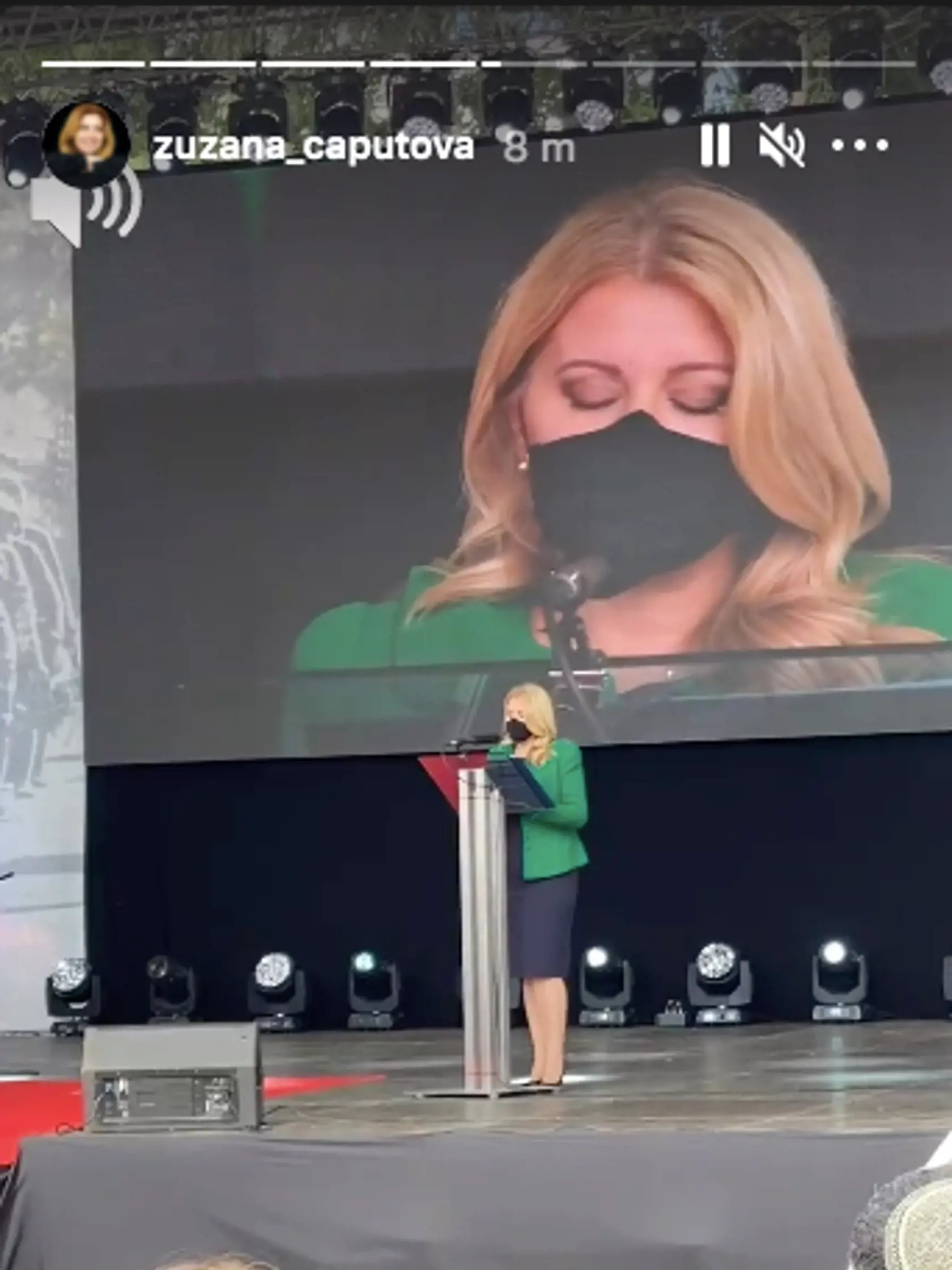 Prezidentka Zuzana Čaputová sa z osláv SNP prihovorila krásnym prejavom.