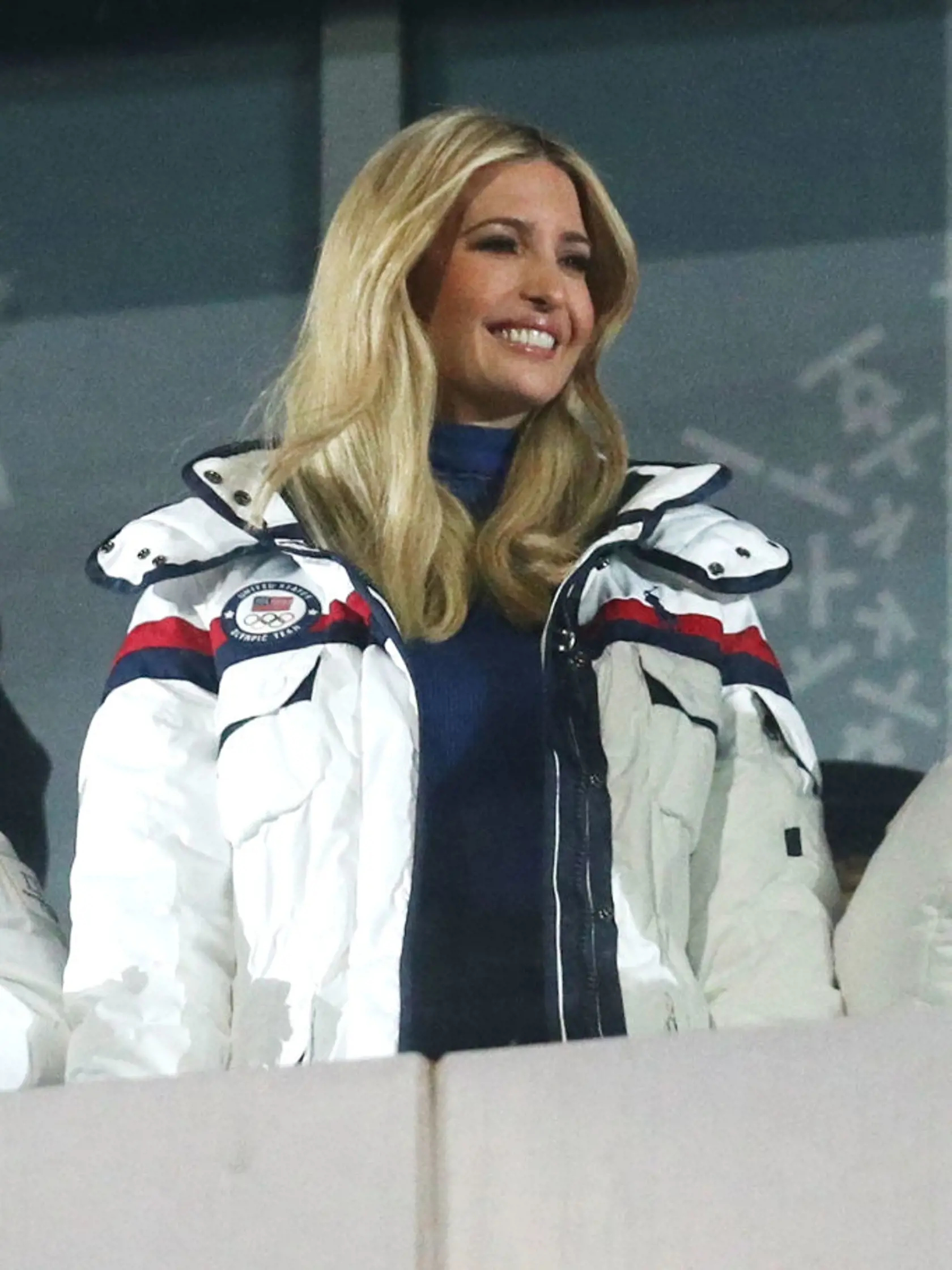 PYEONGCHANG-GUN, SOUTH KOREA - FEBRUARY 25:  Ivanka Trump attends the Closing Ceremony of the PyeongChang 2018 Winter Olympic Games at PyeongChang Olympic Stadium on February 25, 2018 in Pyeongchang-gun, South Korea.  (Photo by Maddie Meyer/Getty Images)