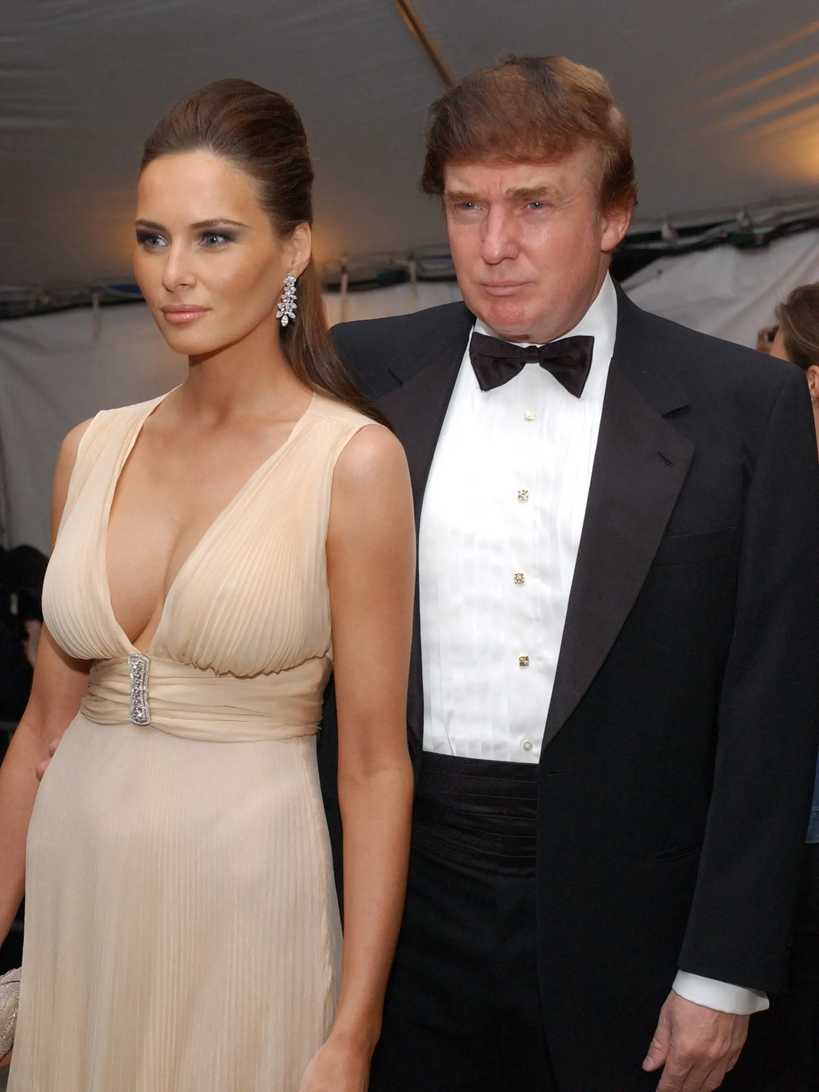 Bývalá slovinská modelka a súčasná prvá dáma USA Melania Trump pred zhruba 20 rokmi, keď ešte vystupovala pod menom Melania Knauss.