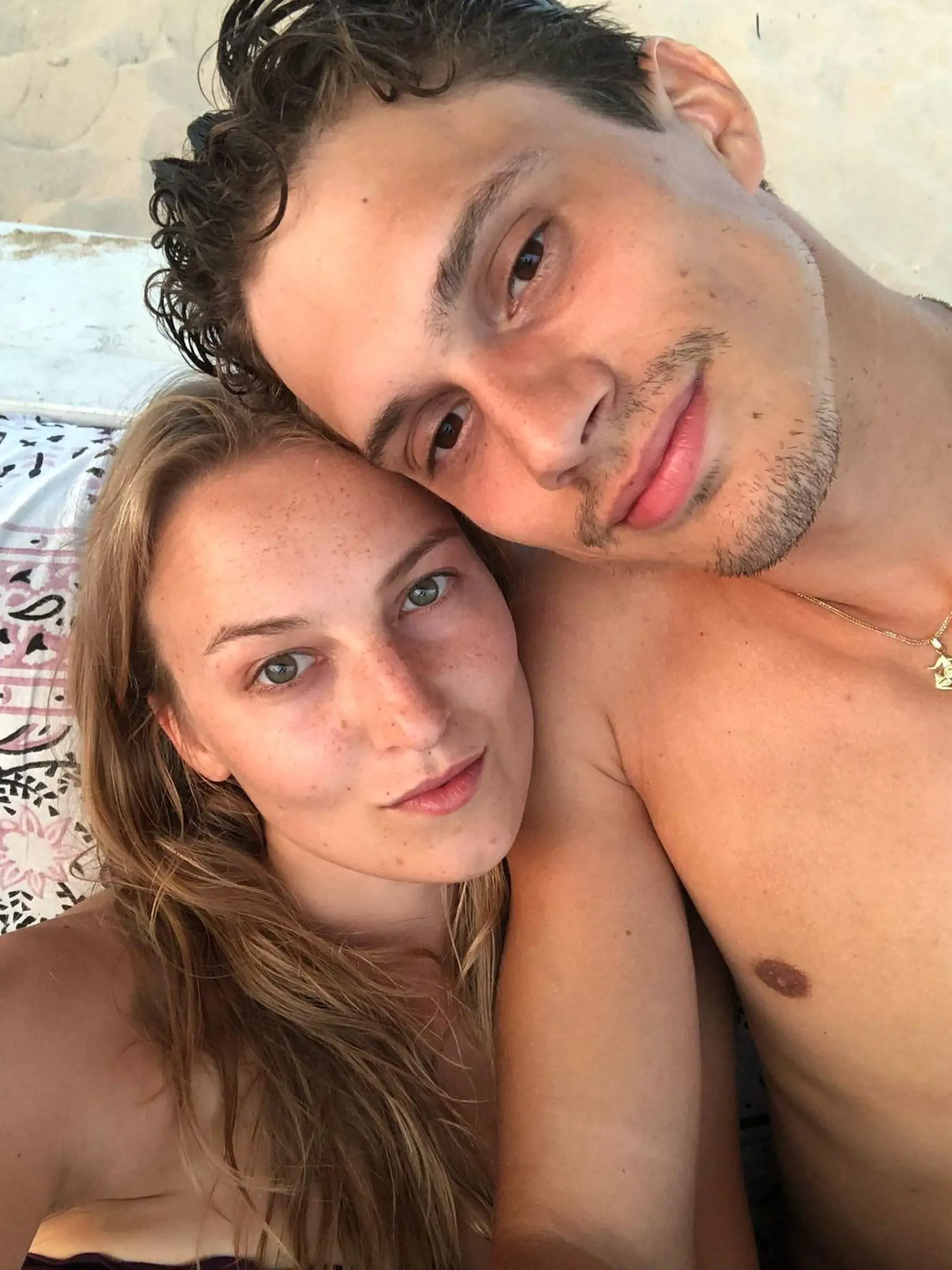Karolína s partnerom