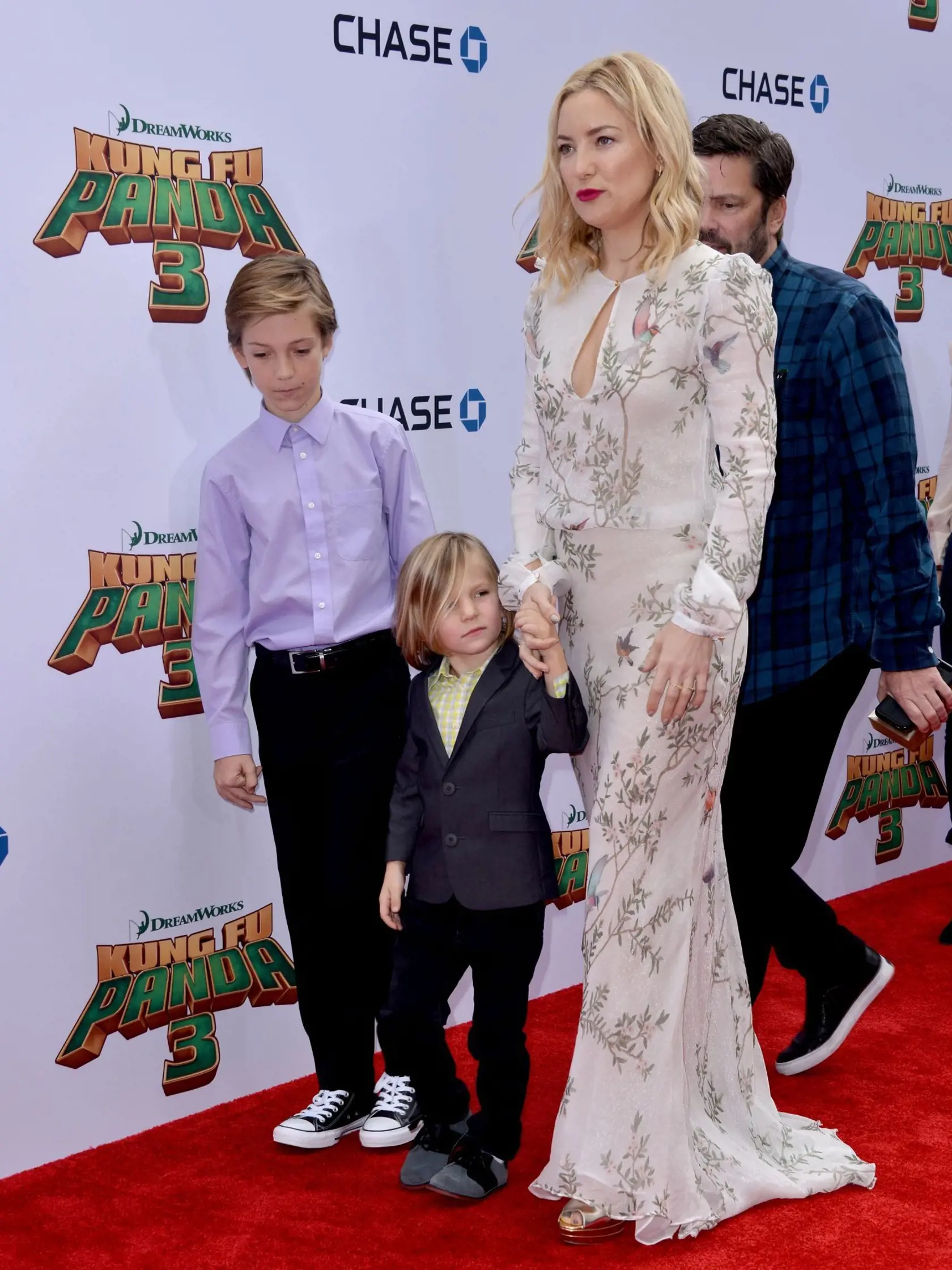 Kate Hudson so synmi Ryderom a Binghamom.