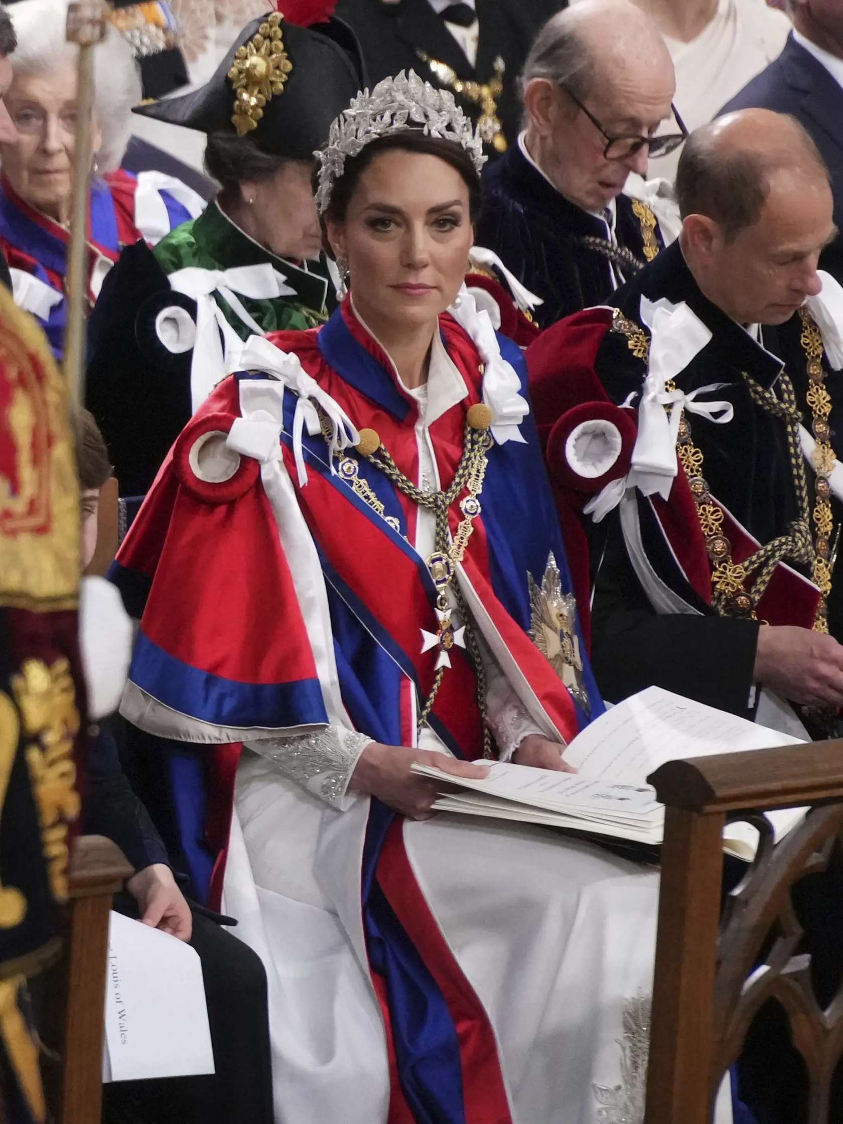 Princezná Kate počas korunovácie
