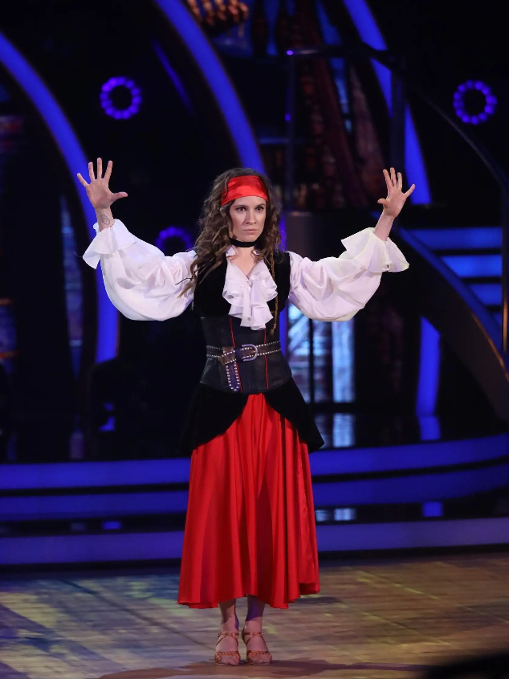 Jana Kovalčíková a Vilém Šír tancovali v treťom kole paso doble  na hudbu z filmu Piráti z Karibiku.