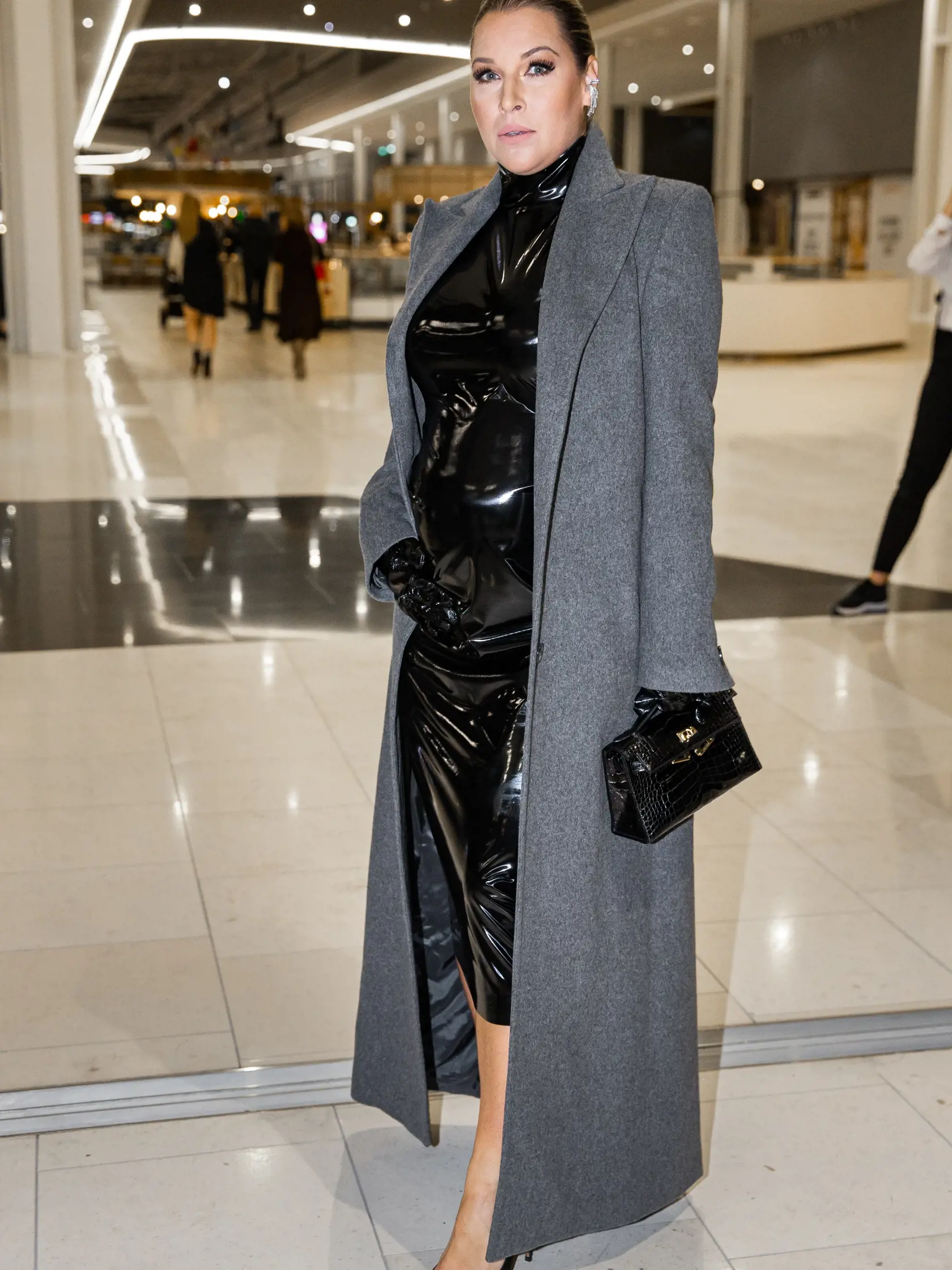 Druhý deň zo série módnych prehliadok pod názvom "Fashion LIVE!" v Bratislave. Na snímke Dominika Cibulková.