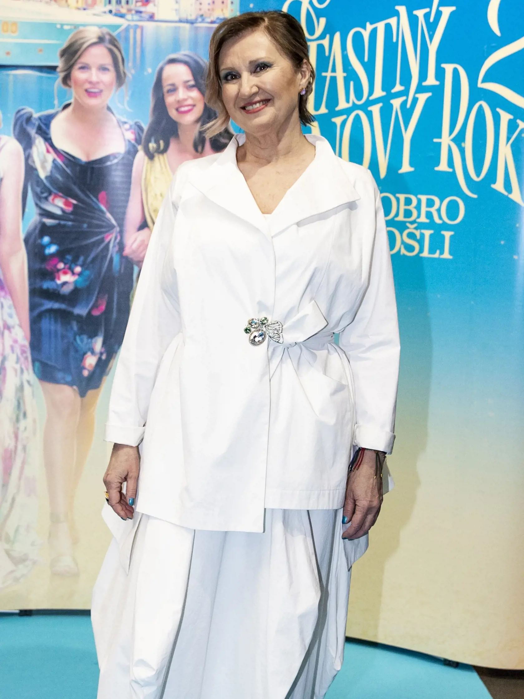 Premiera nového filmu “Šťastný nový rok 2”. Na snímke je Adriana Kronerová. 