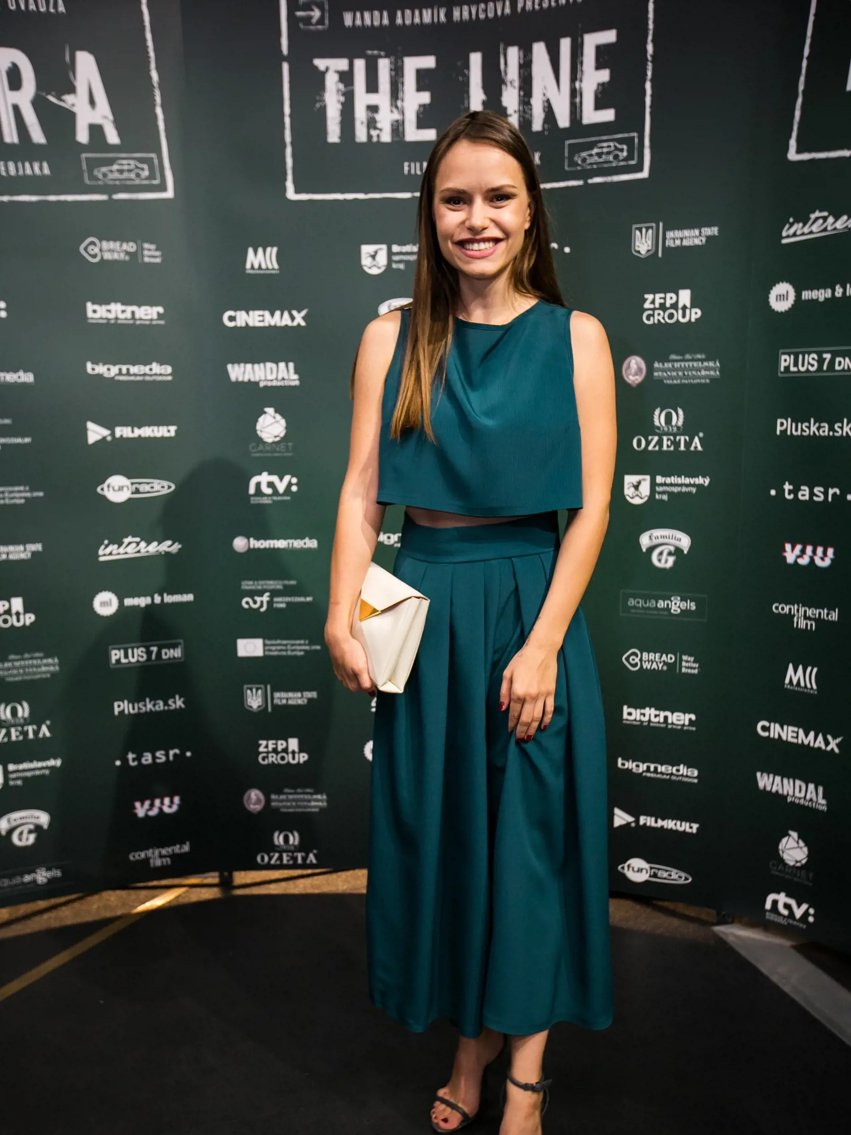 Kristína Kanátová na premiére filmu Čiara.