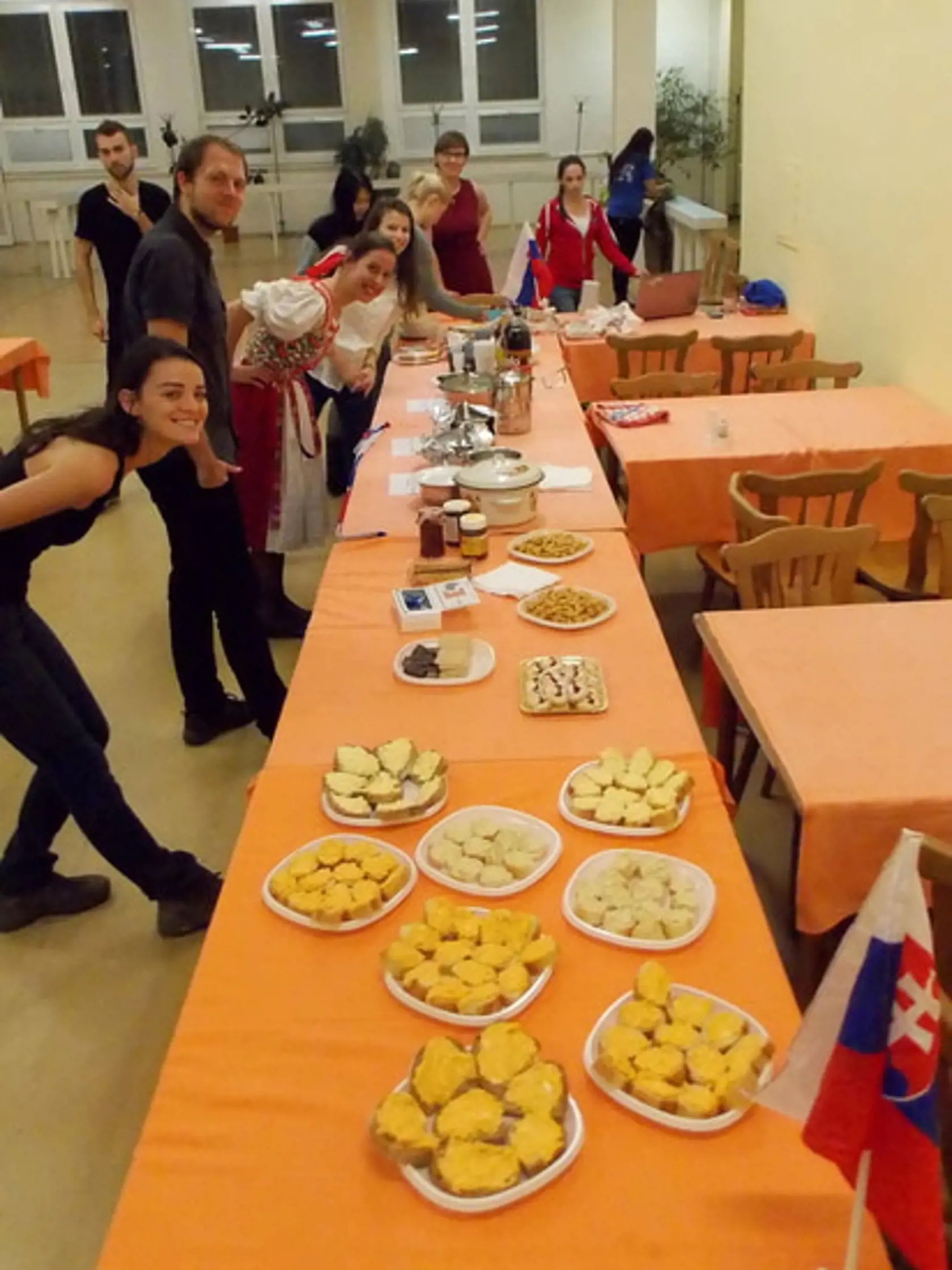 Nechýbala ani ochutnávka slovenských špecialít.