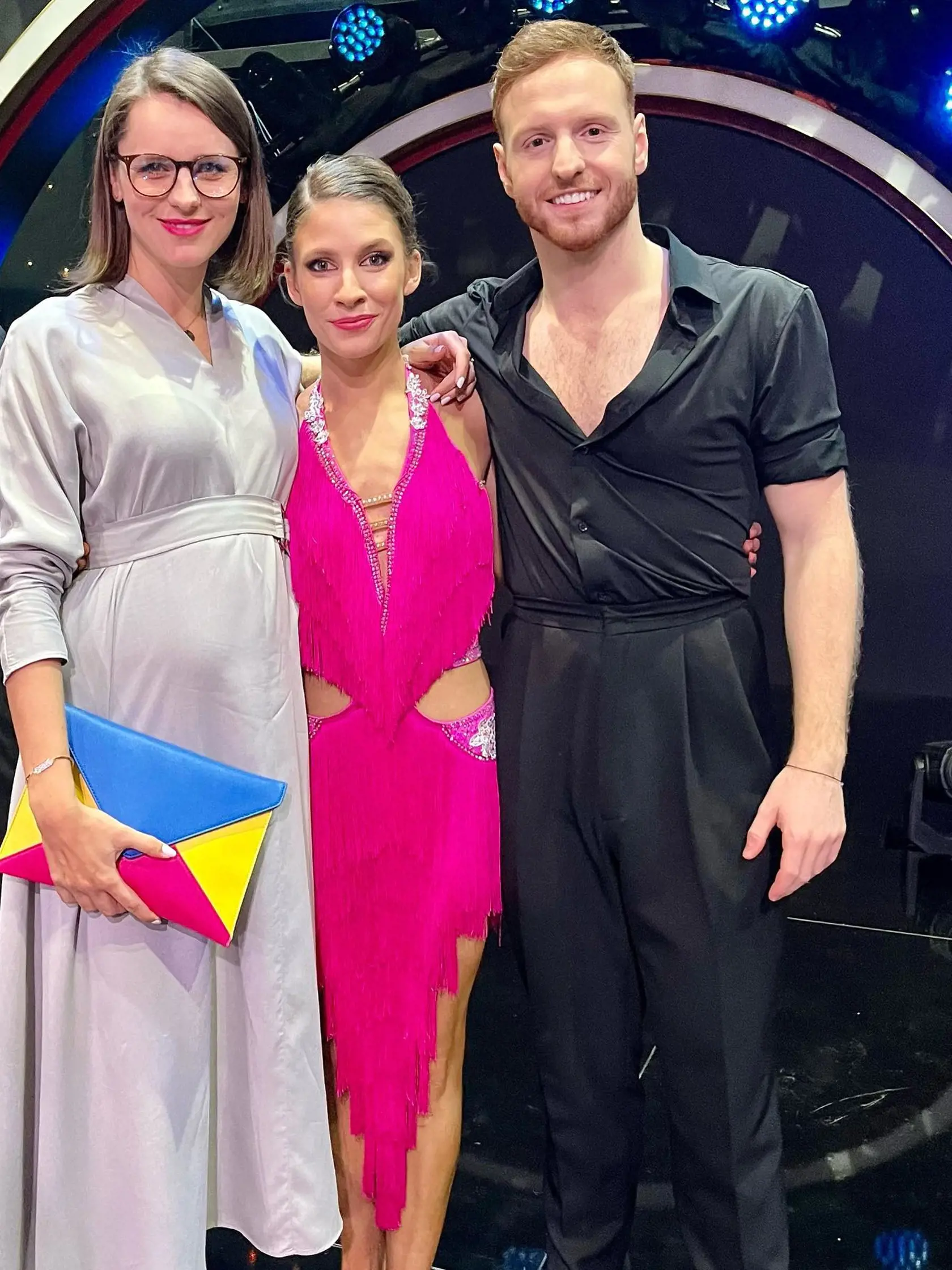 Monika Šagátová sa stane mamou. Na jednom z prenosov Let´s Dance už bruško neskryla.