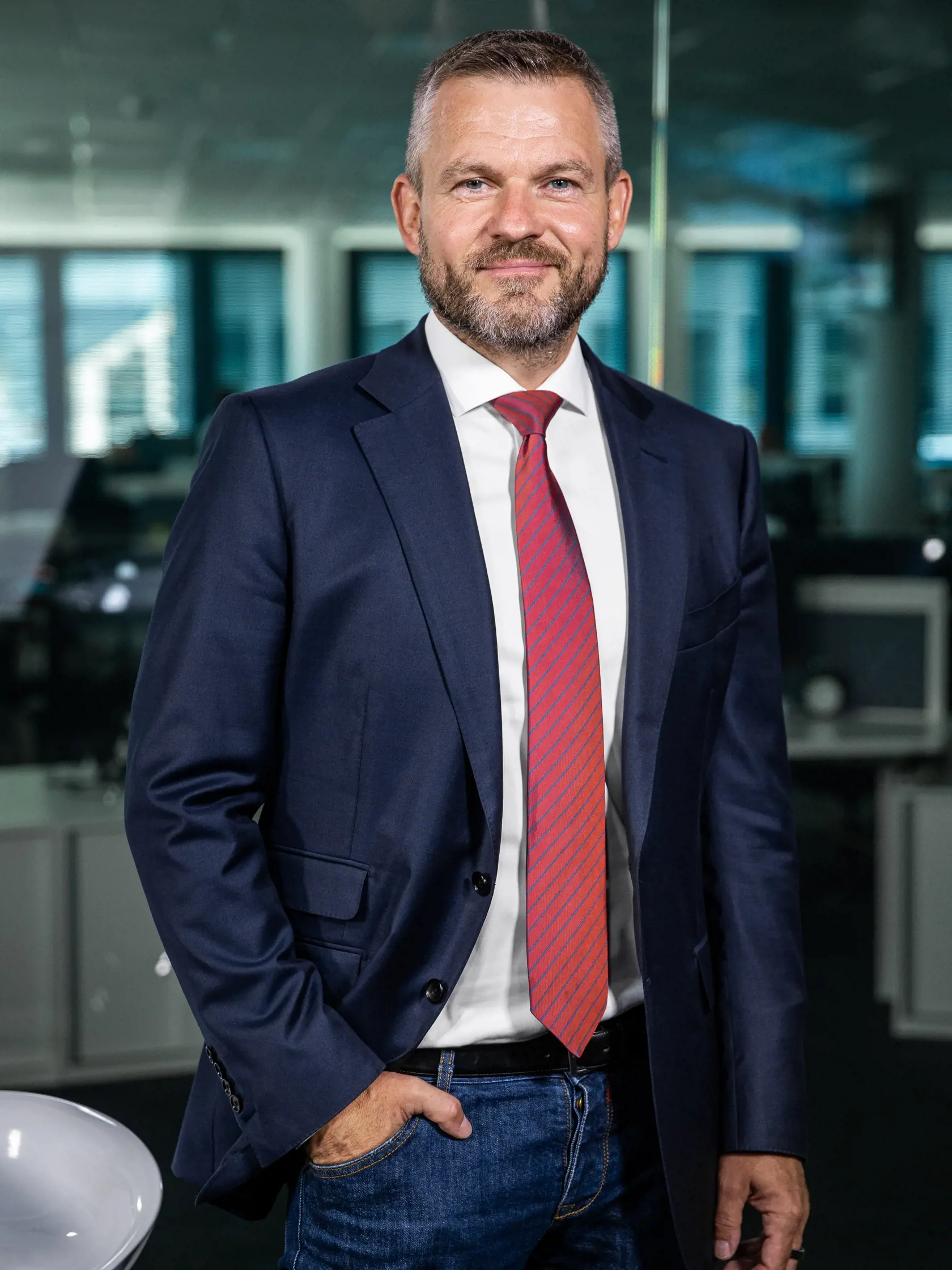 Diskusná relácia "Karty na stôl", ktorej hosťom bol Peter Pellegrini. 