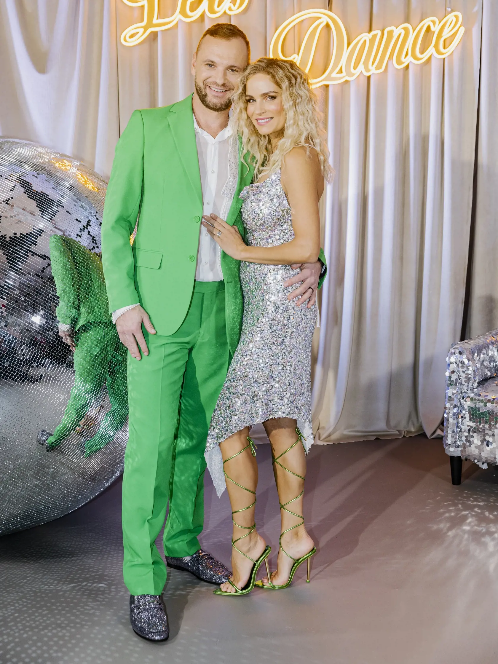 Na snímke Marián Gáborík a Ivana Gáborík počas predstavenia poroty a tanečných párov súťaže TV Markíza Let´s Dance 2023.