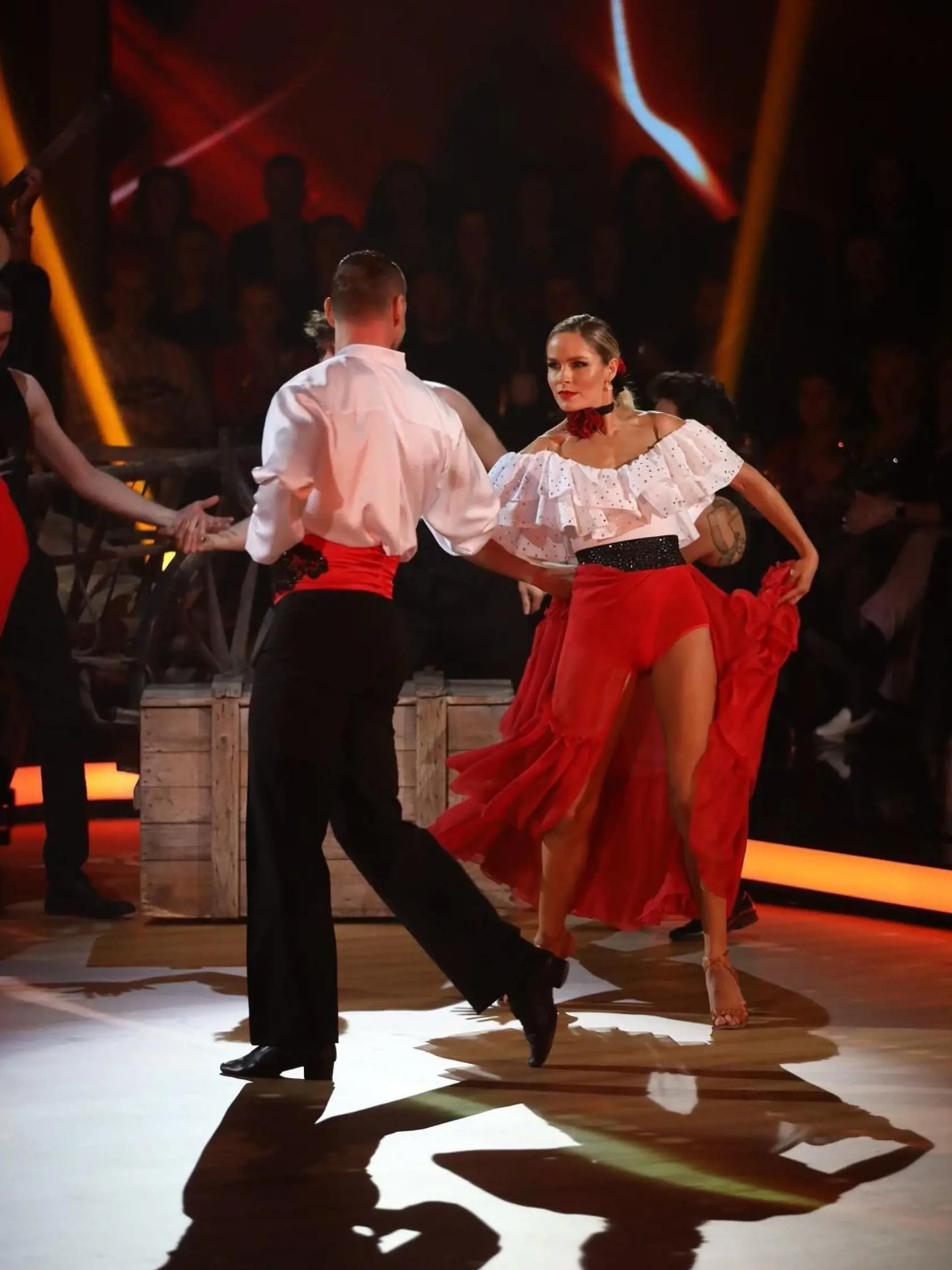 Manželia Gáboríkovci predviedli ako druhý tanec paso doble.