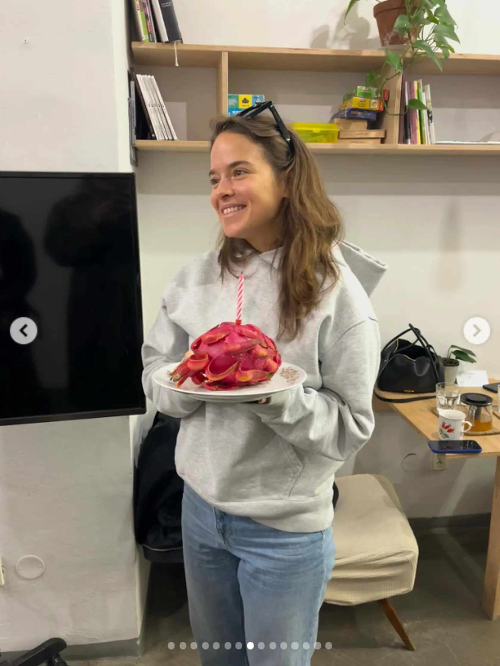 Originálna narodeninová torta z pitahayi