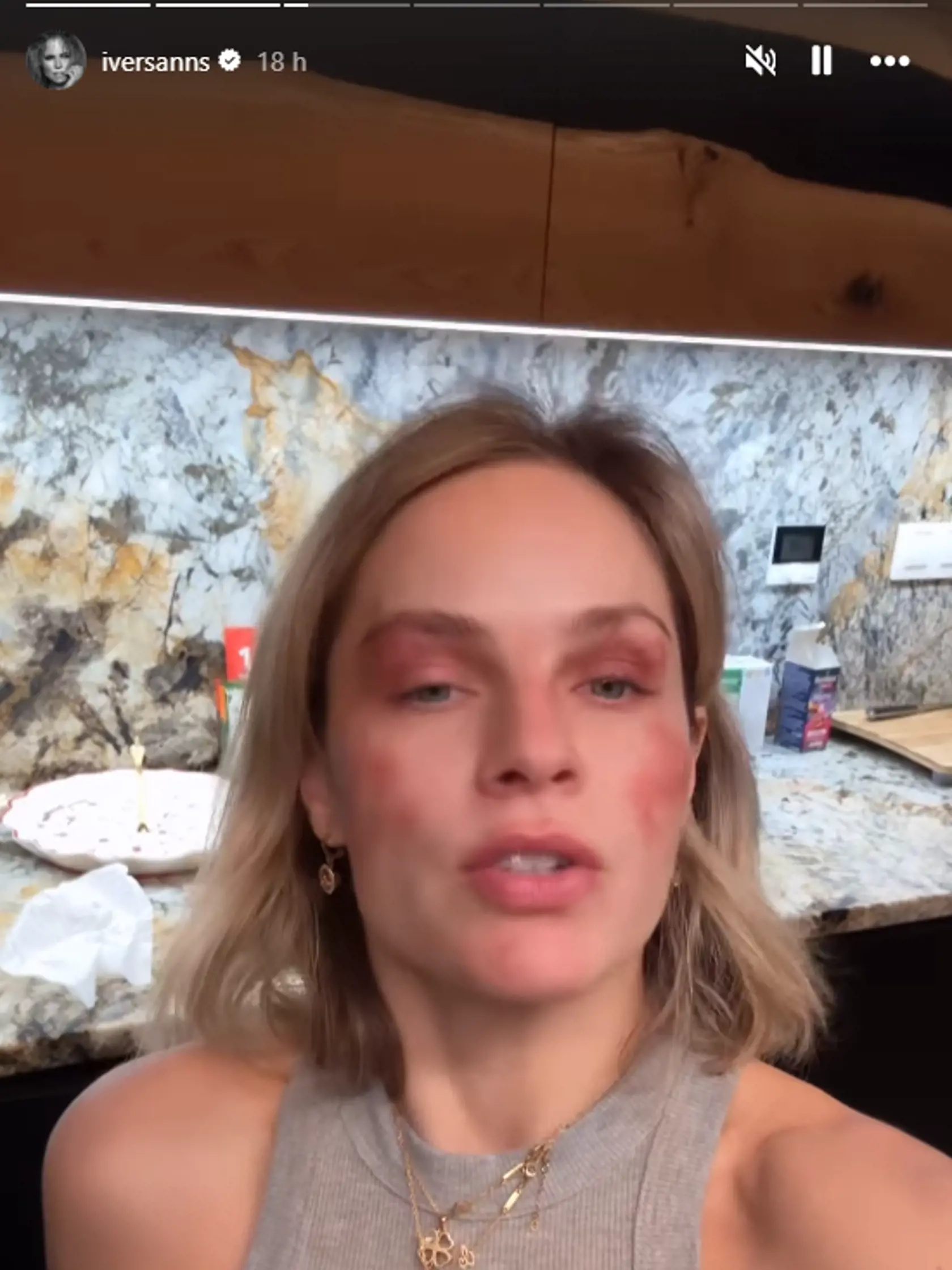 Ivana Gáborík ukázala, ako ju zmaľovala jej dcérka Bella. 
