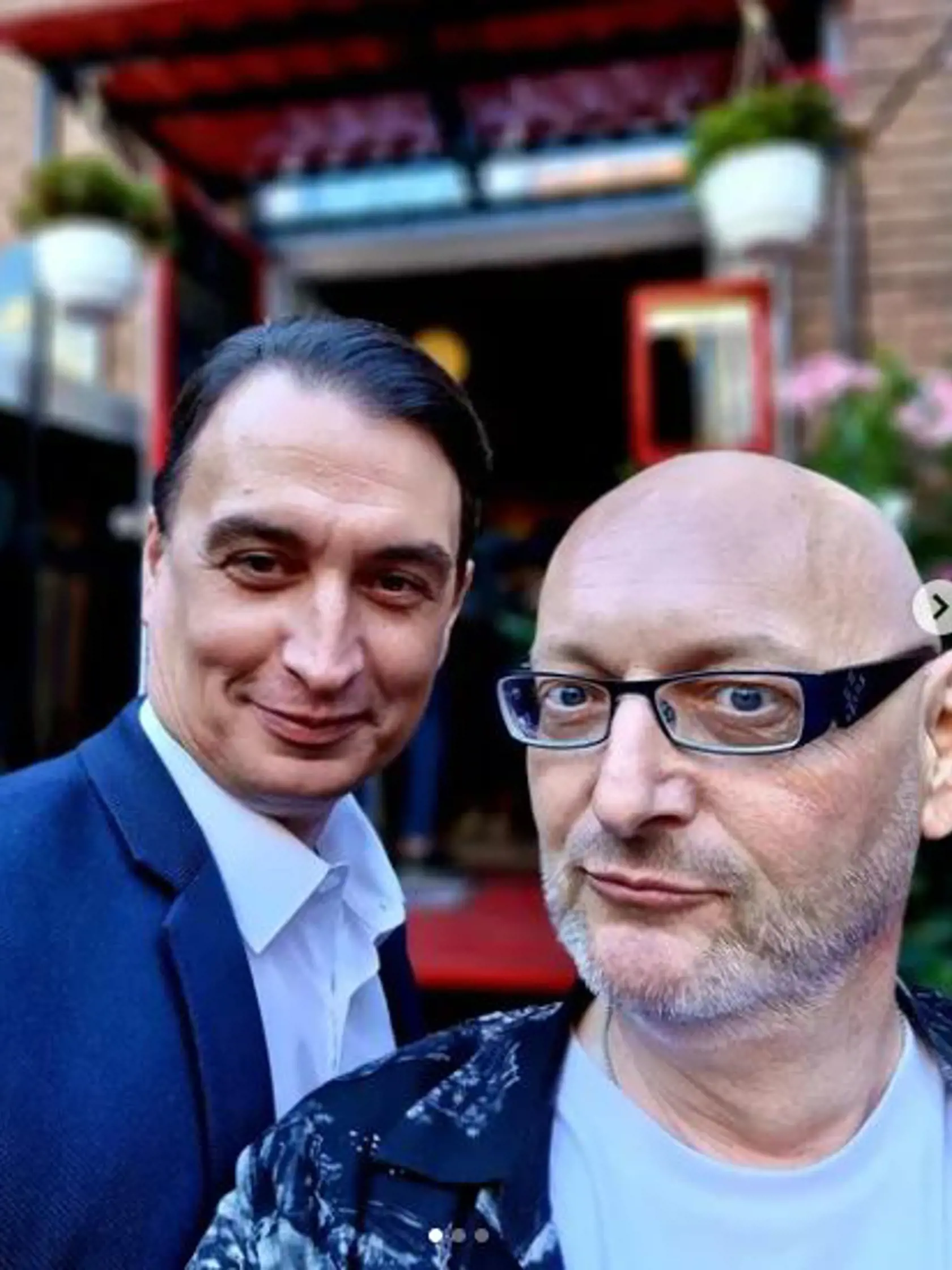 Marce Nemec si spravil selfie s Jurajom Rizmanom.