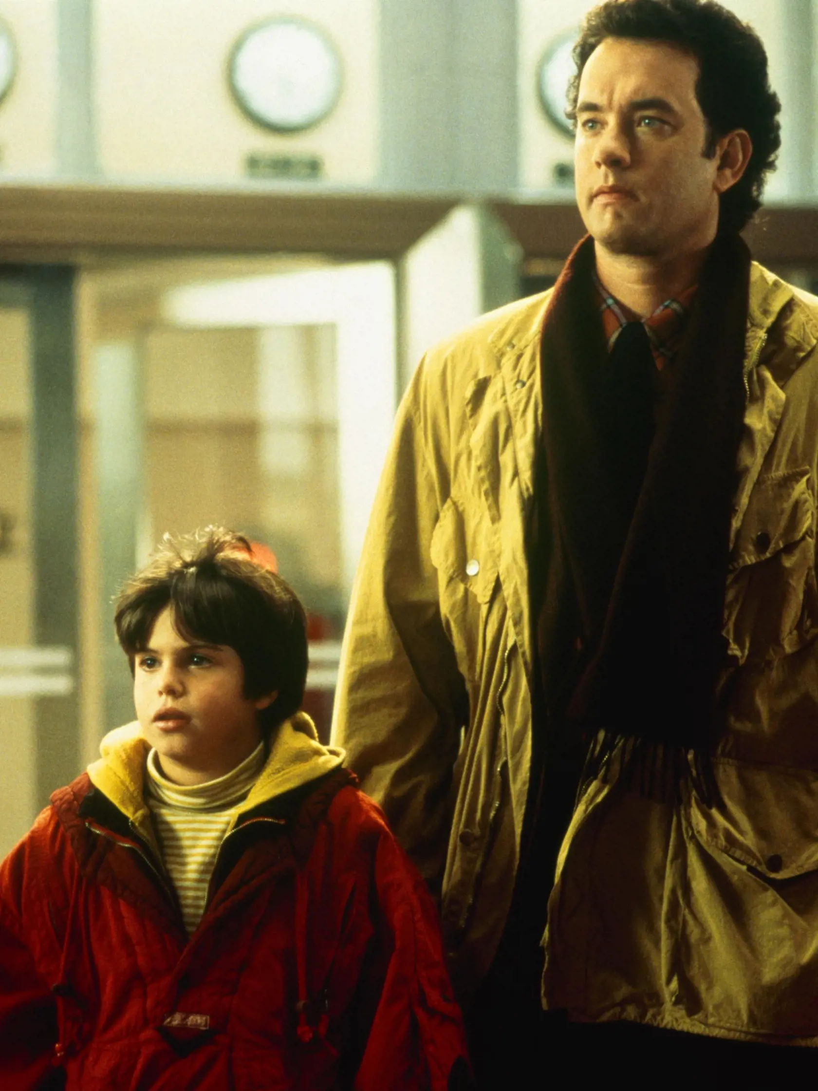 Tom Hanks so svojím synčekom vo filme Bezsenné noci v Seattli. 