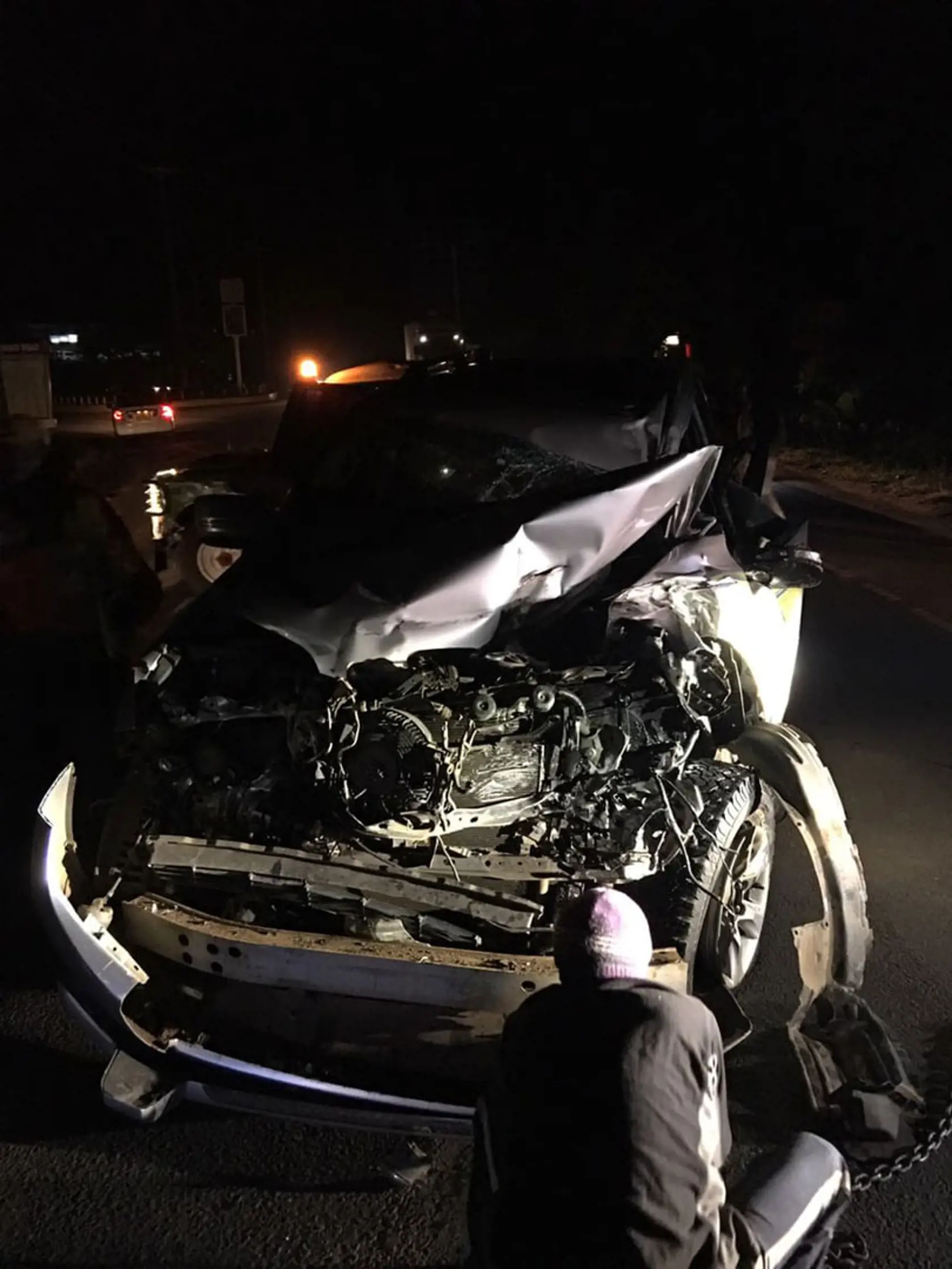 Yego mal šťastie v nešťastí. Jeho nové auto skončilo na šrot.