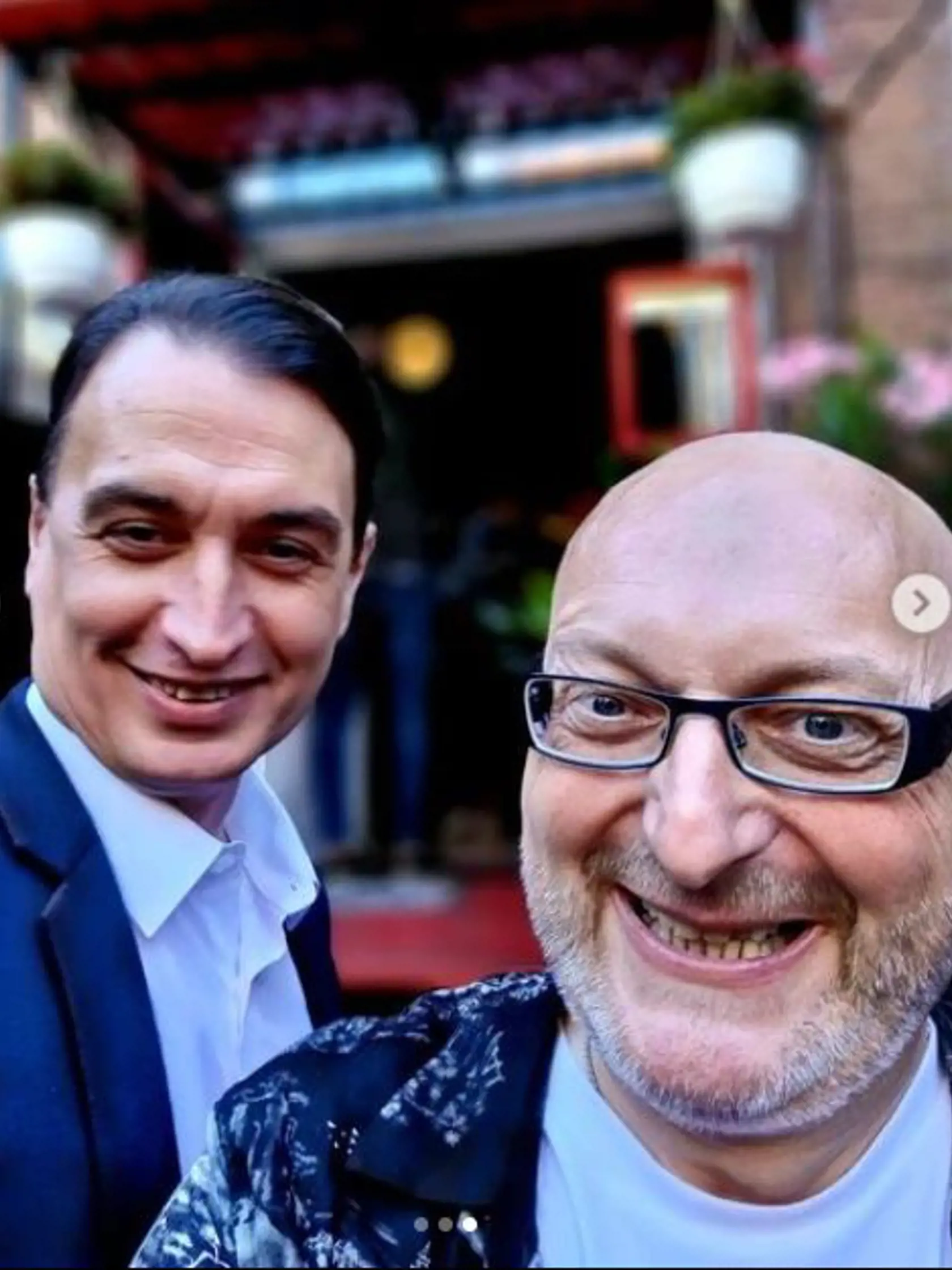Marce Nemec si spravil selfie s Jurajom Rizmanom.