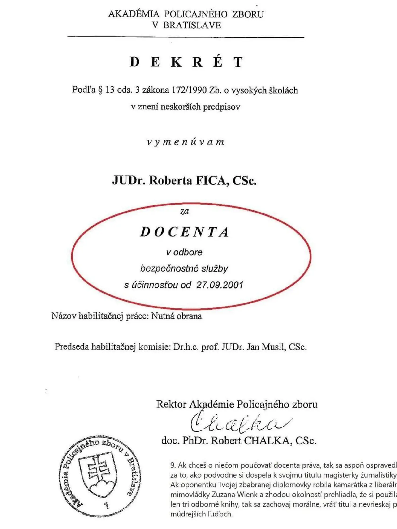 Miroslav Beblavý zverejnil detaily k záverečnej práce Roberta Fica.