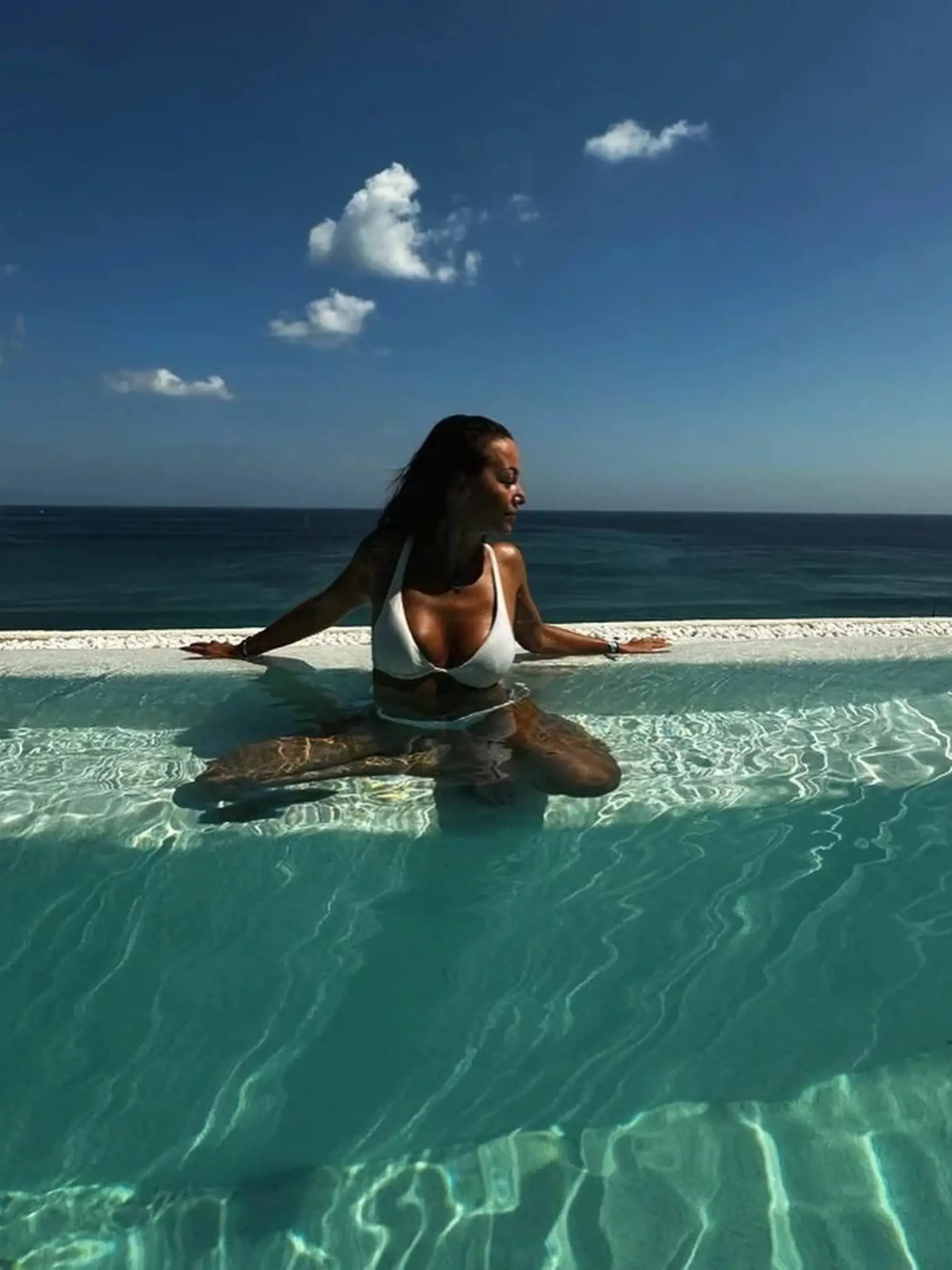 Agáta Hanychová na Bali