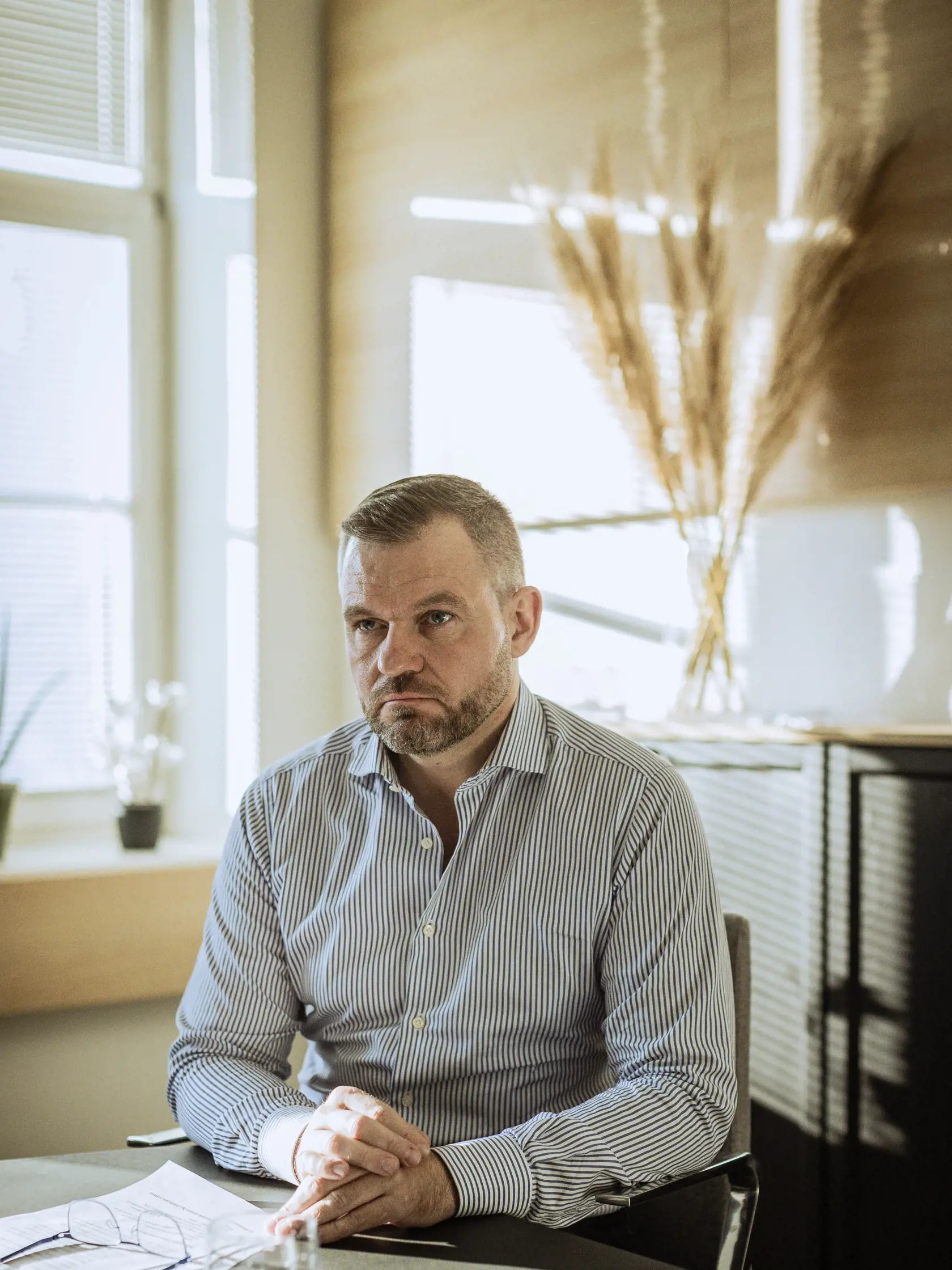 Na snímke predseda politickej stray HLAS – sociálna demokracia, Peter Pellegrini.