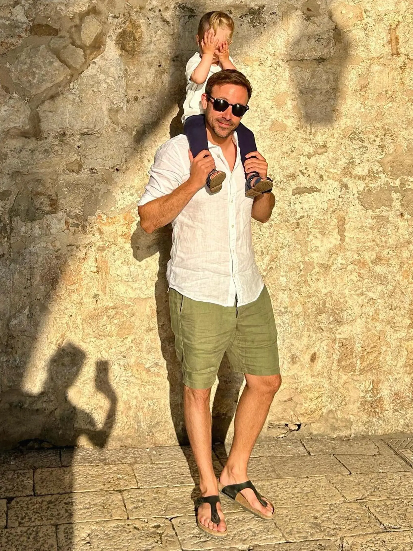 Marek s dcérkou v Dubrovníku.