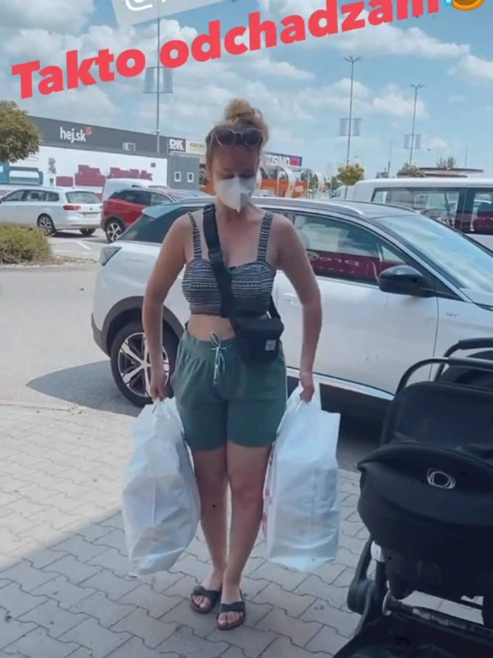 Jún 2021: Dominika Kavaschová ukázala postavičku dva mesiace po pôrode.